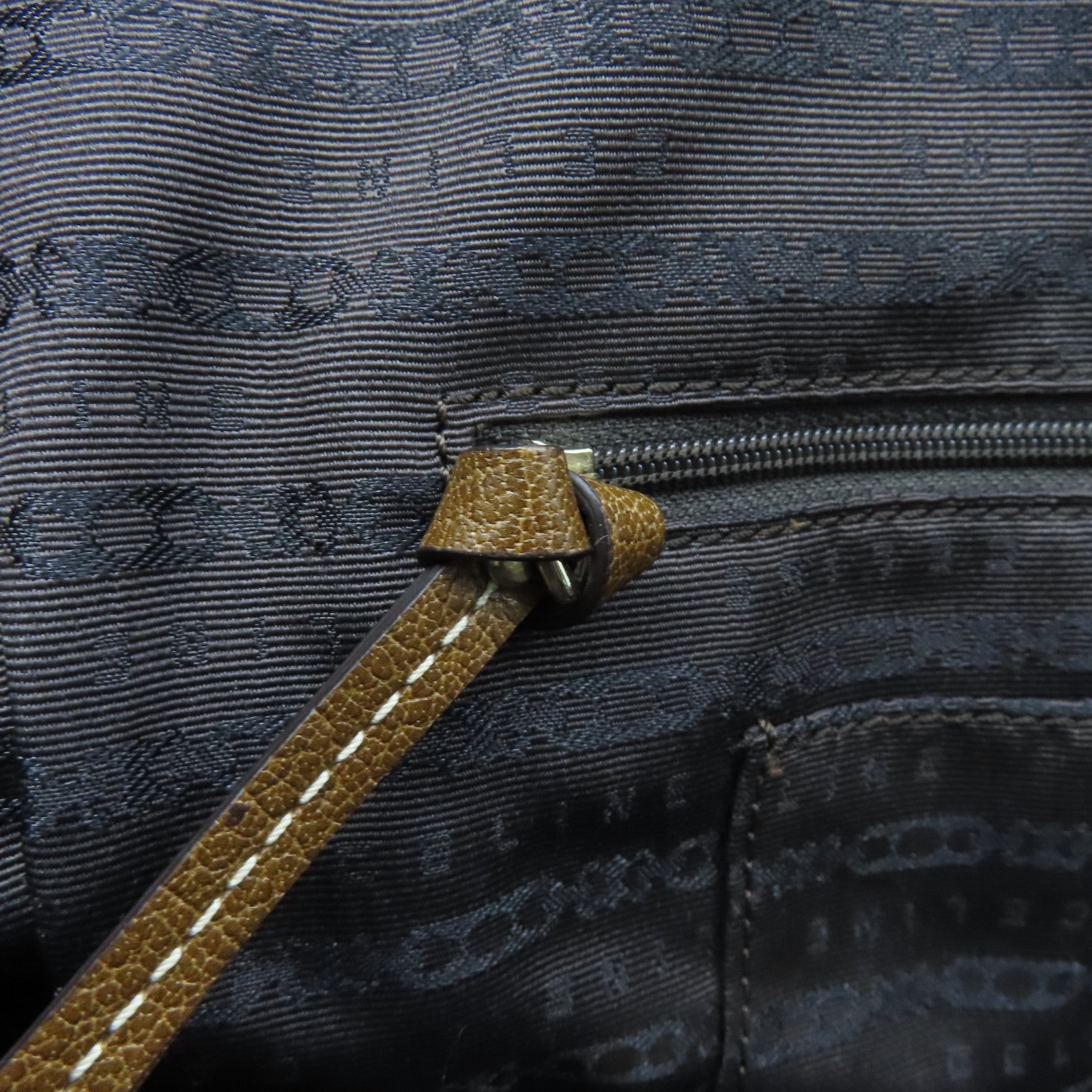 CELINE 牛皮皮革Shoulder Bag銀扣肩背袋啡色