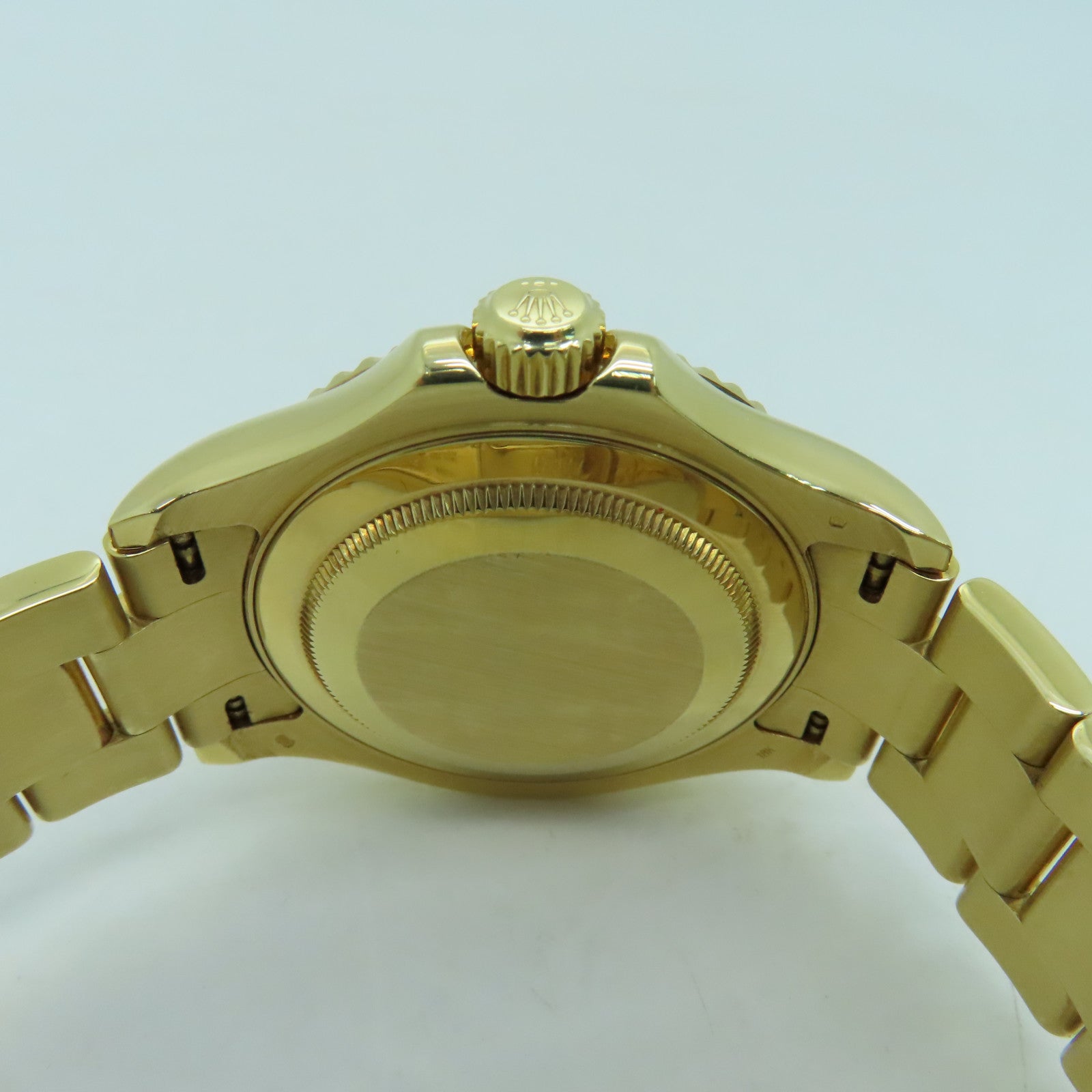 ROLEX Yacht Master 18K黃金手錶自動機芯白色