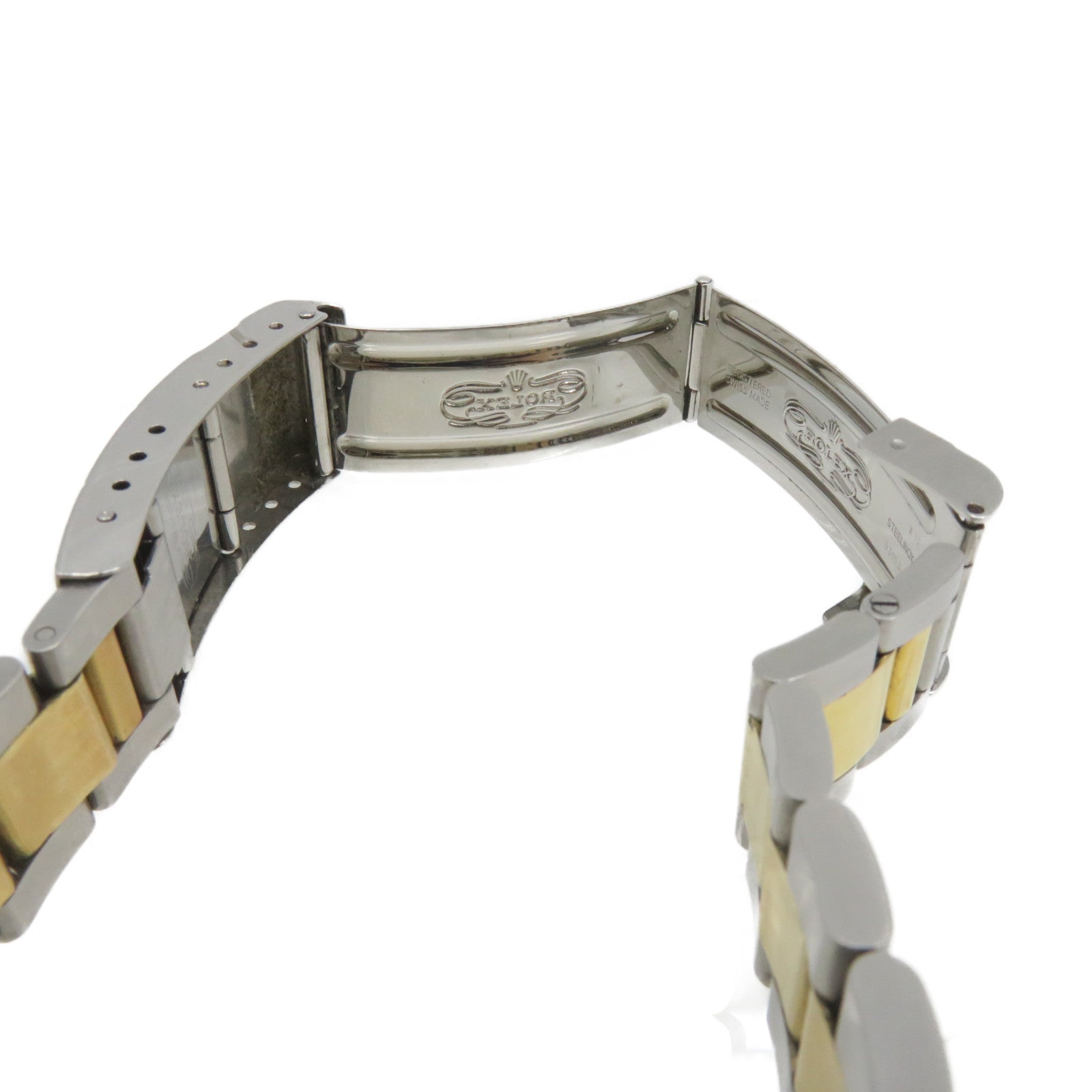 ROLEX Submarinar Date Watch 不鏽鋼/K18黃金自動機芯手錶黑色