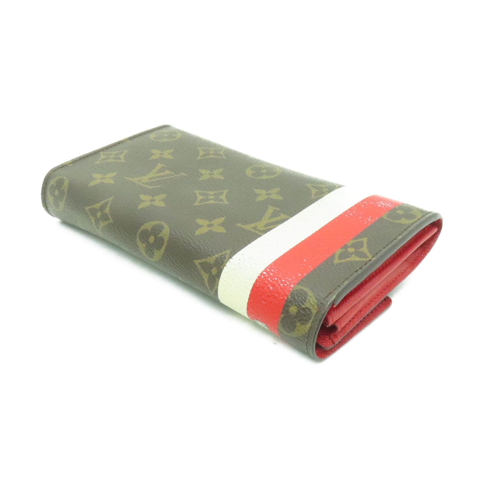 LOUIS VUITTON Monogram Groom Portefeuille Sarah金扣長錢包啡色