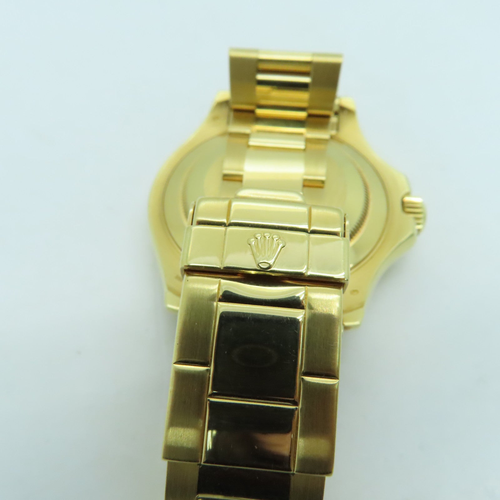 ROLEX Yacht Master 18K黃金手錶自動機芯白色