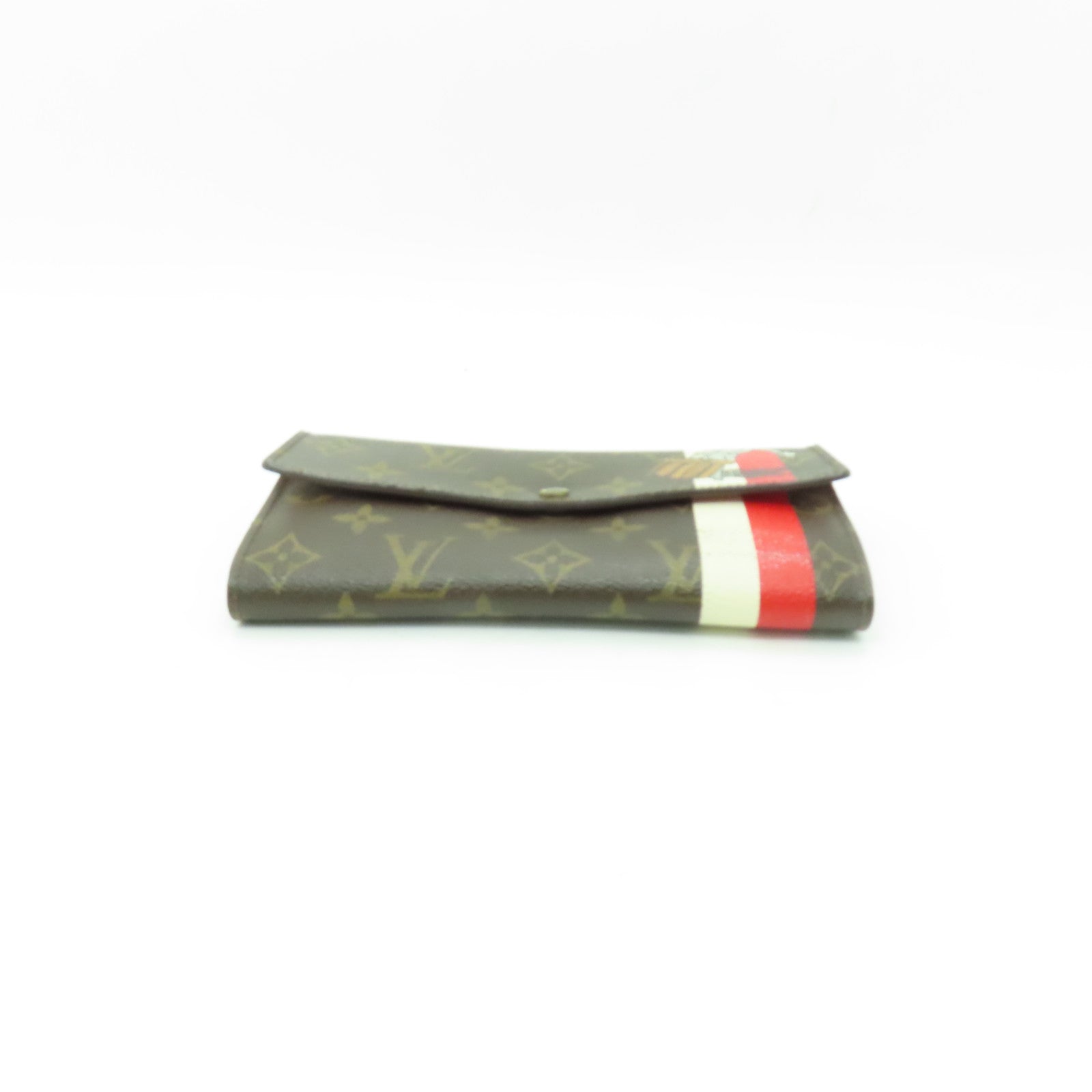 LOUIS VUITTON Monogram Groom Portefeuille Sarah金扣長錢包啡色