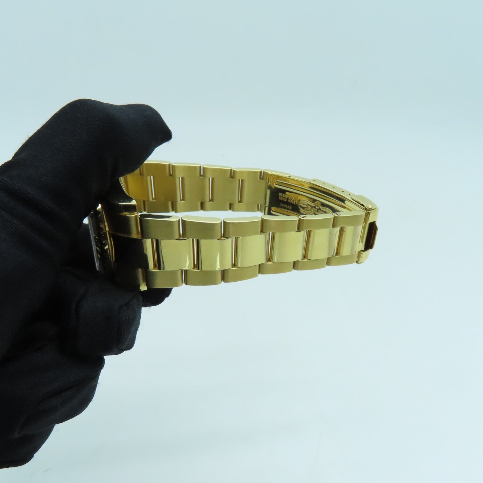 ROLEX Yacht Master 18K黃金手錶自動機芯白色