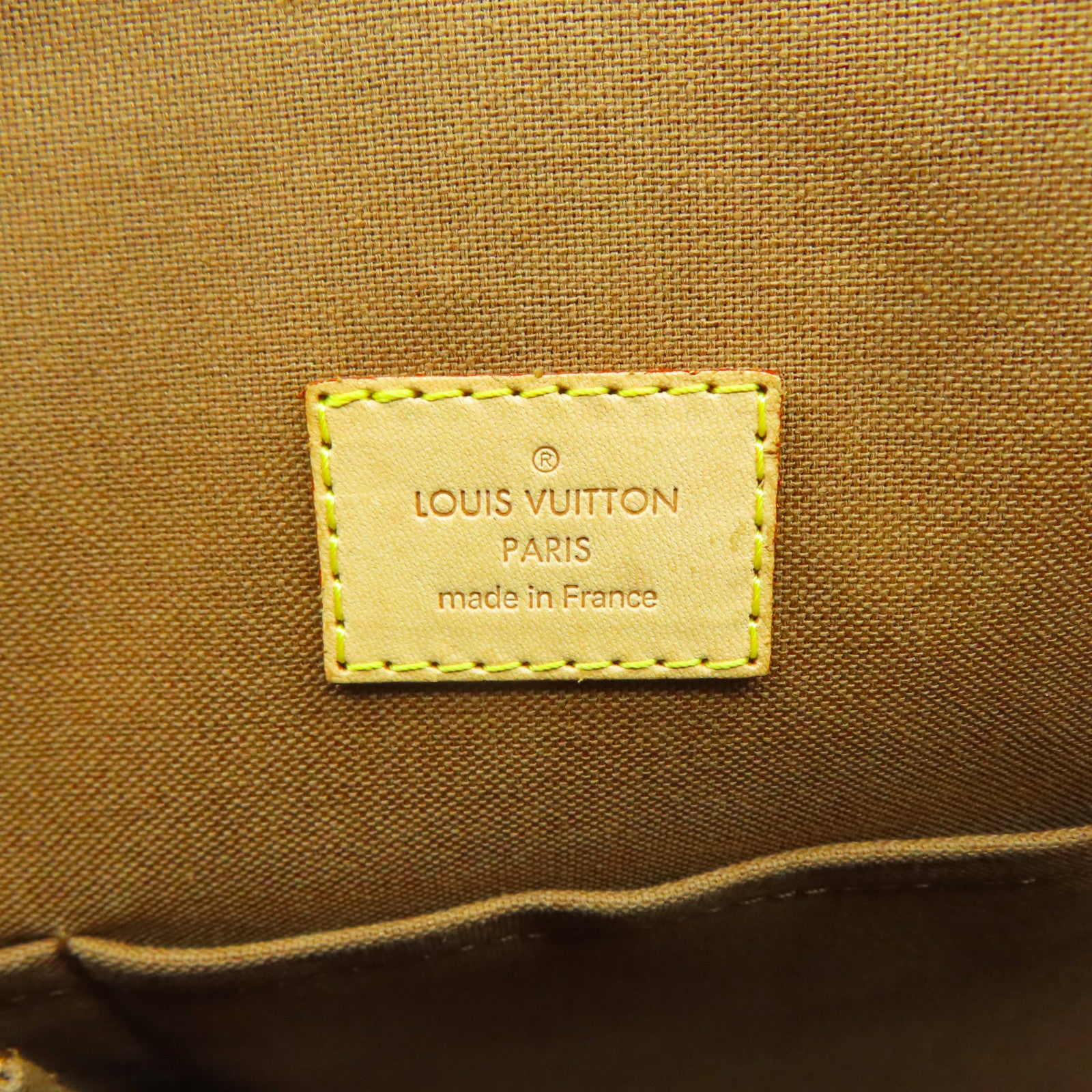 LOUIS VUITTON Monogram Lockit金扣手挽袋啡色