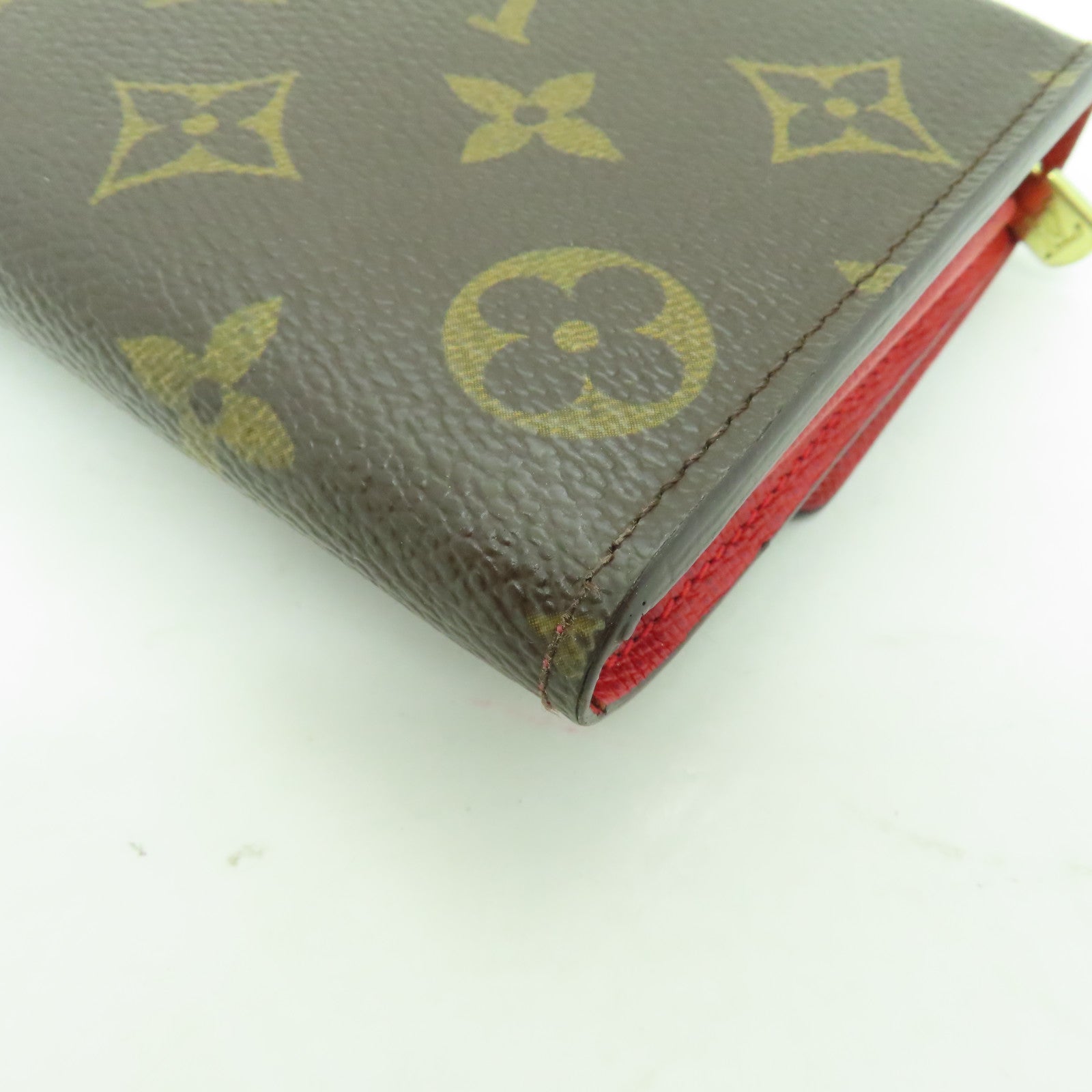LOUIS VUITTON Monogram Groom Portefeuille Sarah金扣長錢包啡色