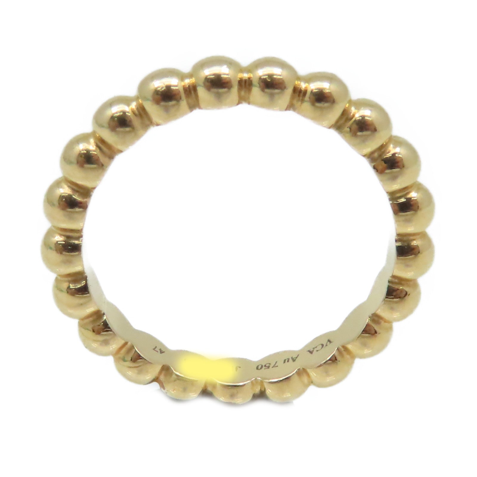 Van Cleef & Arpels 【激減優惠】18K黃金Perlee Pearls of Gold Ring戒指US#47