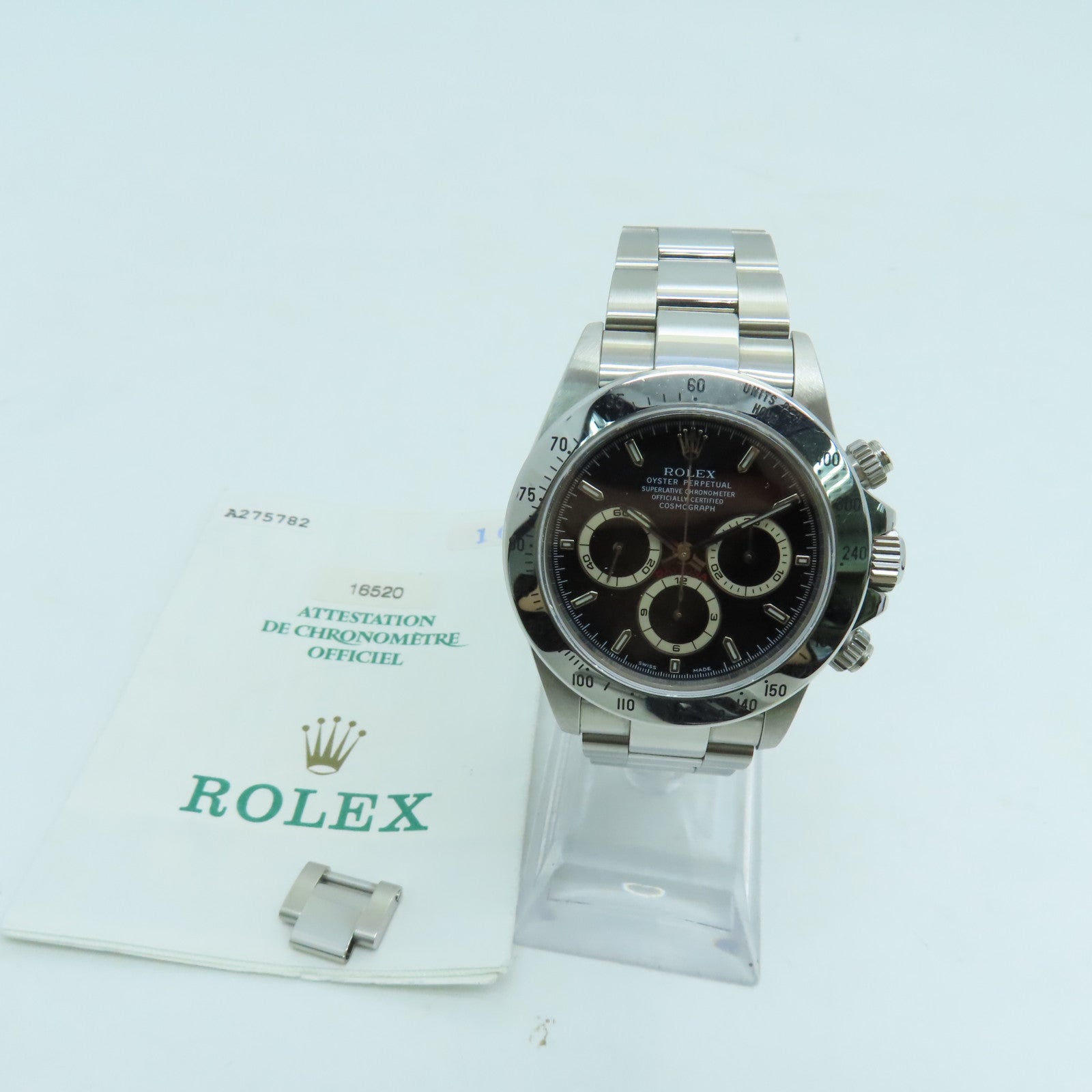 ROLEX Daytona不鏽鋼手錶自動機芯黑色