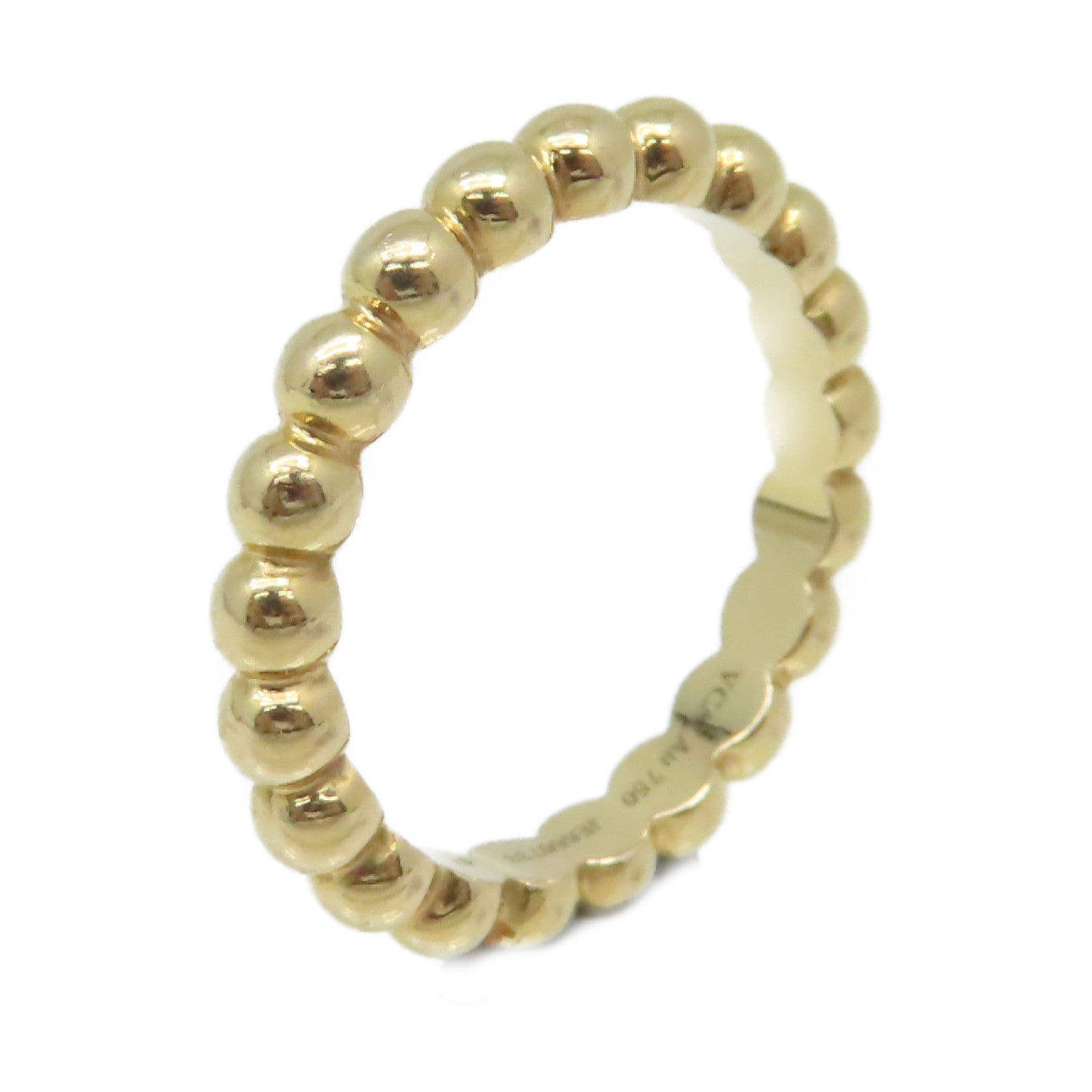 Van Cleef & Arpels 【激減優惠】18K黃金Perlee Pearls of Gold Ring戒指US#47