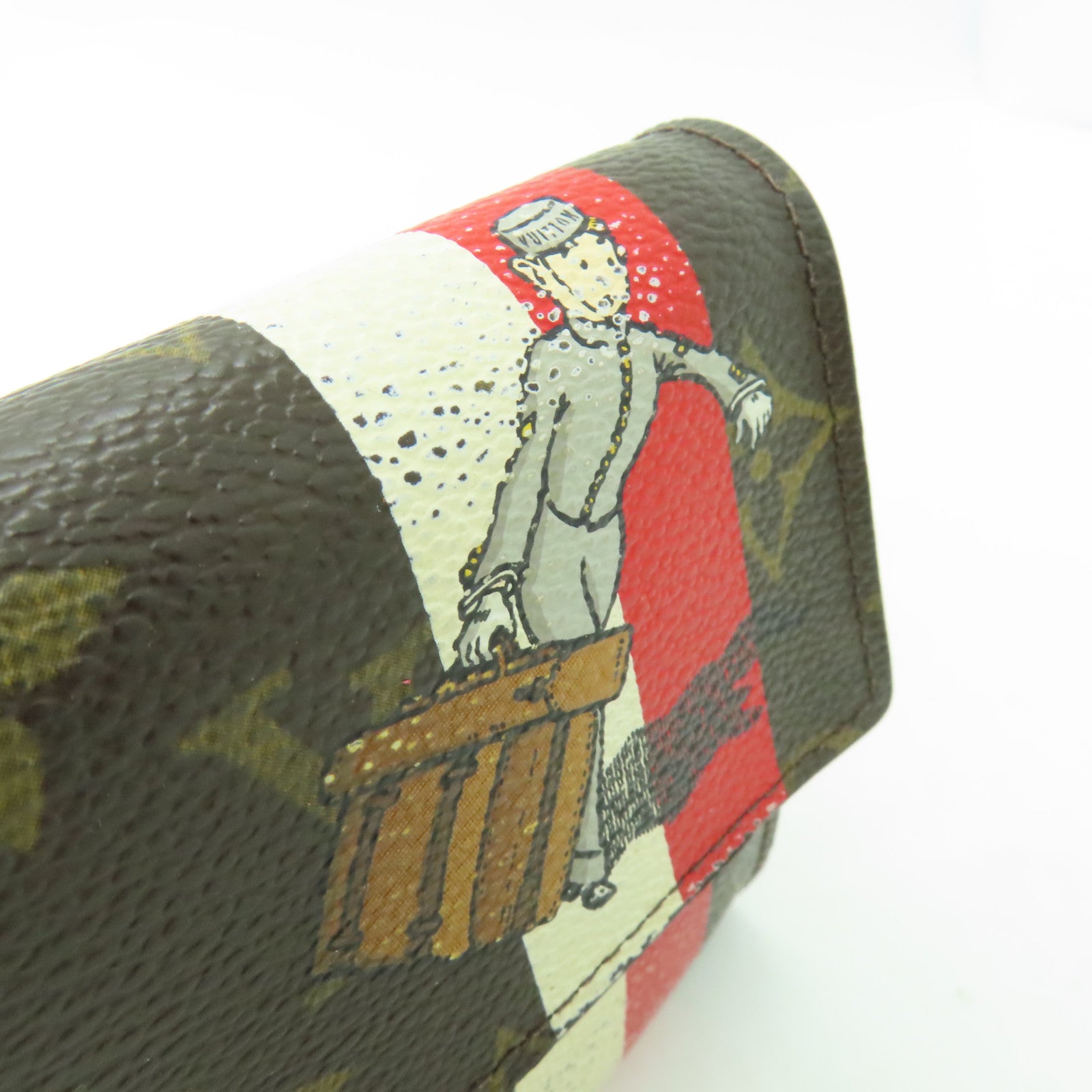 LOUIS VUITTON Monogram Groom Portefeuille Sarah金扣長錢包啡色