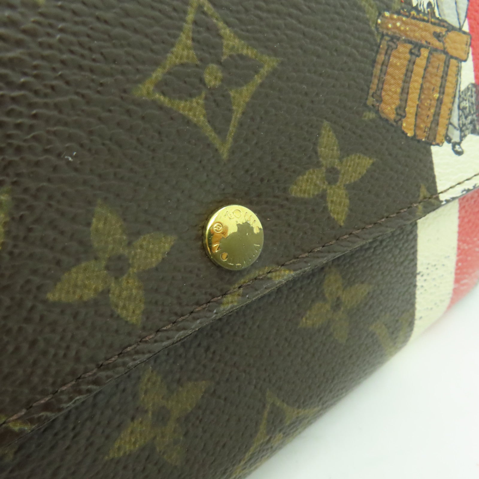 LOUIS VUITTON Monogram Groom Portefeuille Sarah金扣長錢包啡色