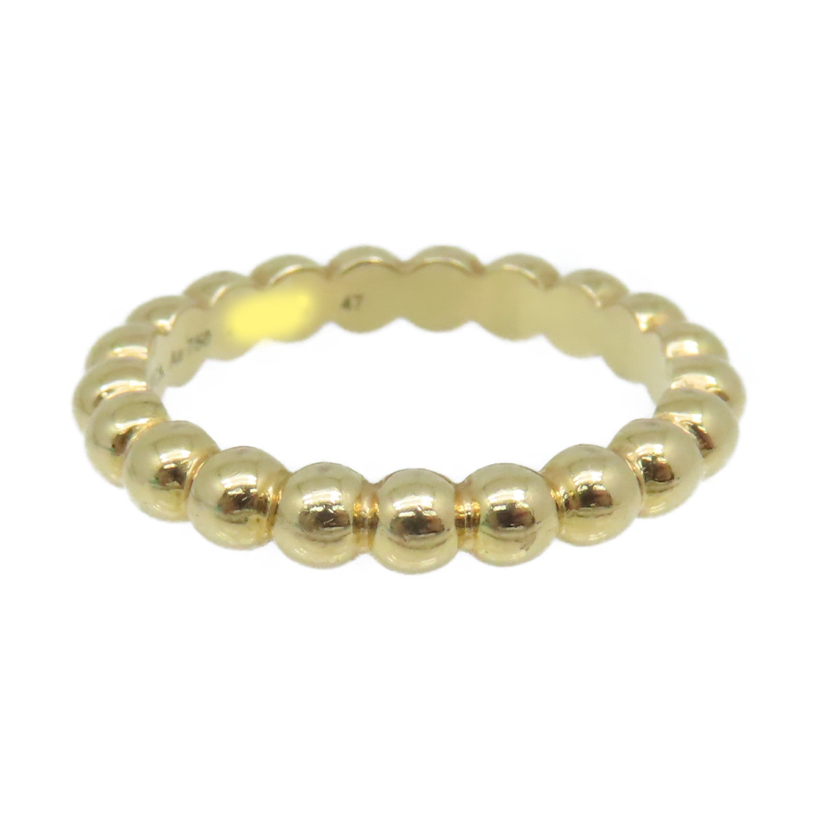 Van Cleef & Arpels 【激減優惠】18K黃金Perlee Pearls of Gold Ring戒指US#47
