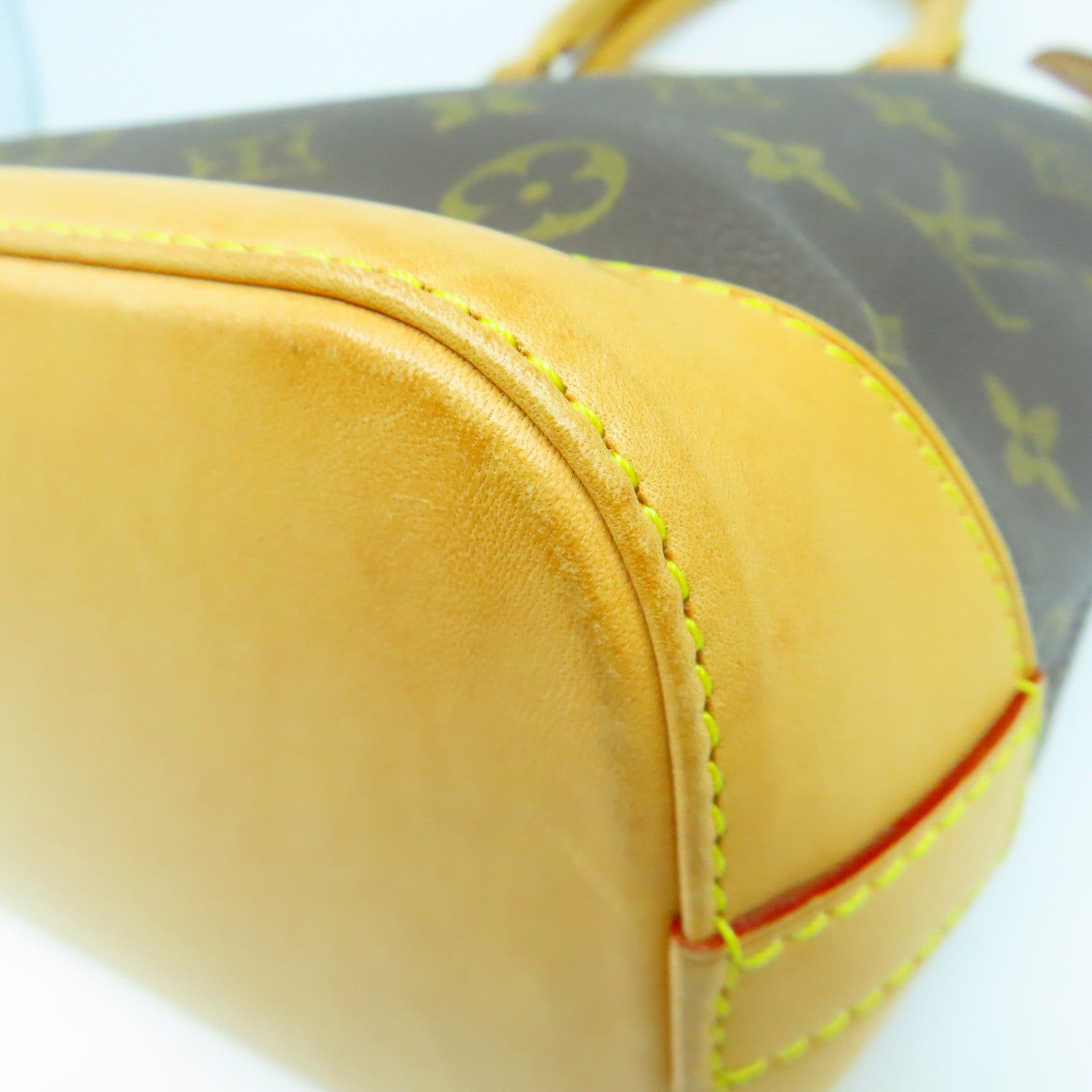 LOUIS VUITTON Monogram Lockit金扣手挽袋啡色