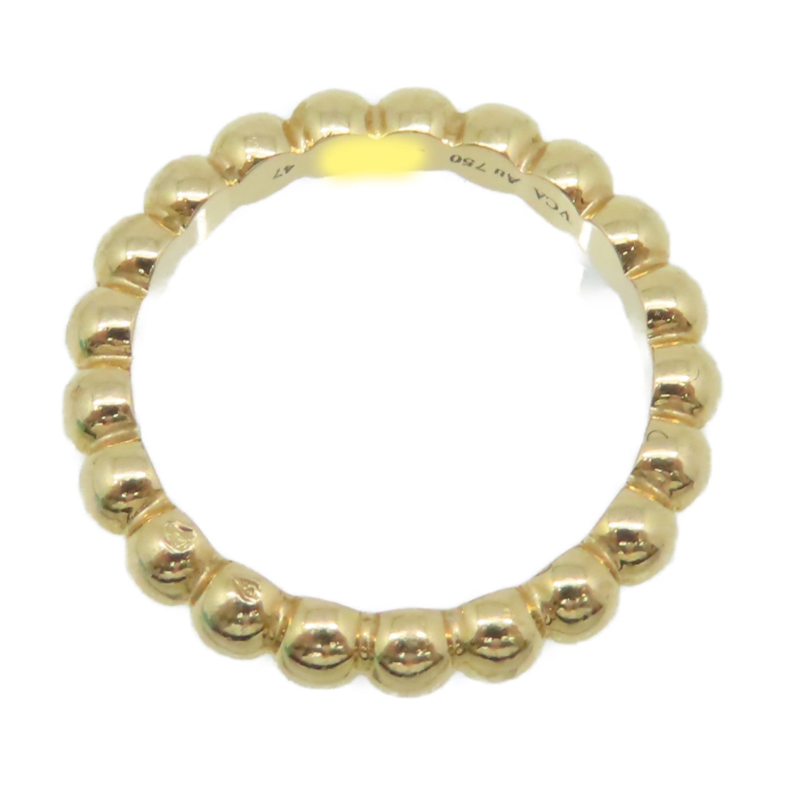 Van Cleef & Arpels 【激減優惠】18K黃金Perlee Pearls of Gold Ring戒指US#47
