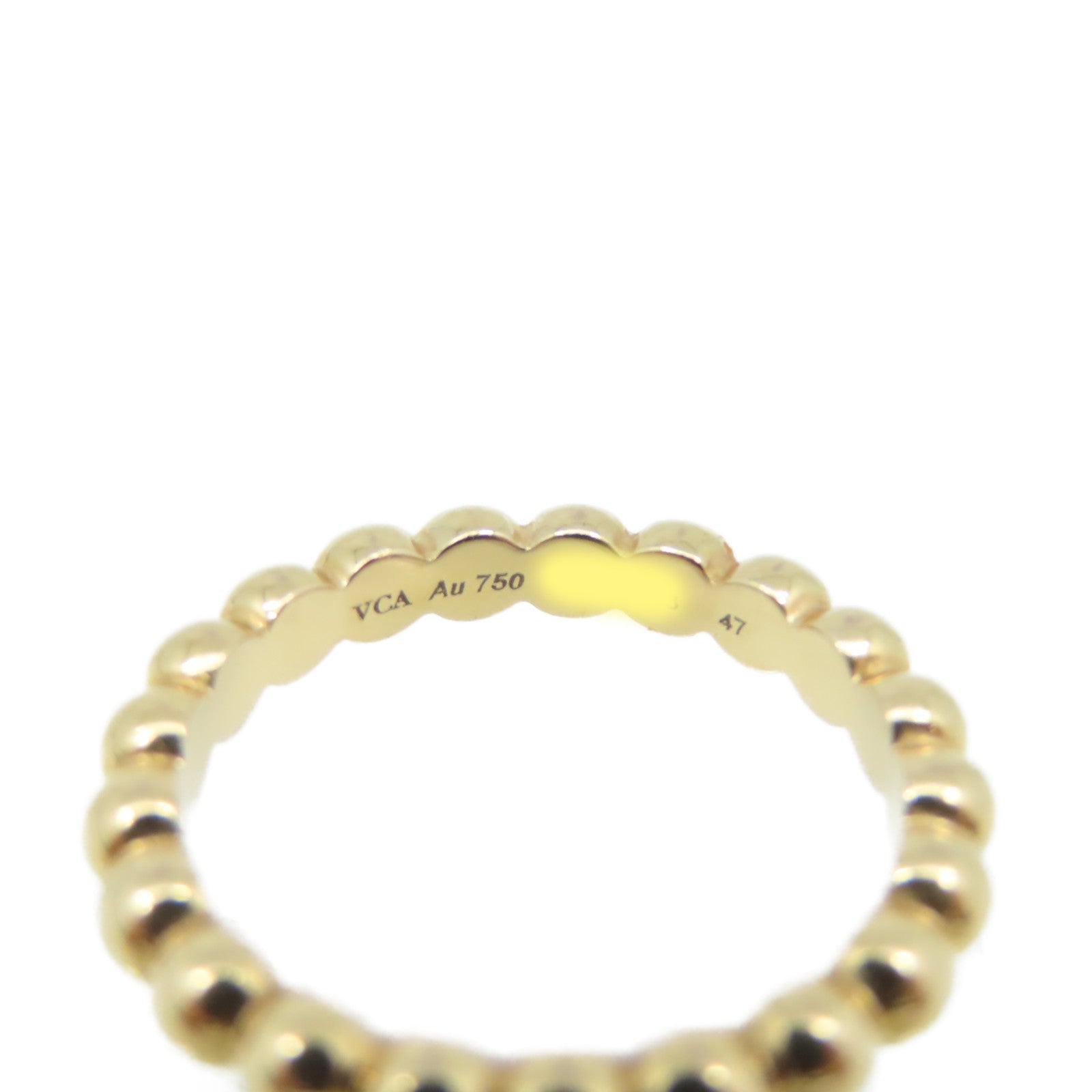Van Cleef & Arpels 【激減優惠】18K黃金Perlee Pearls of Gold Ring戒指US#47