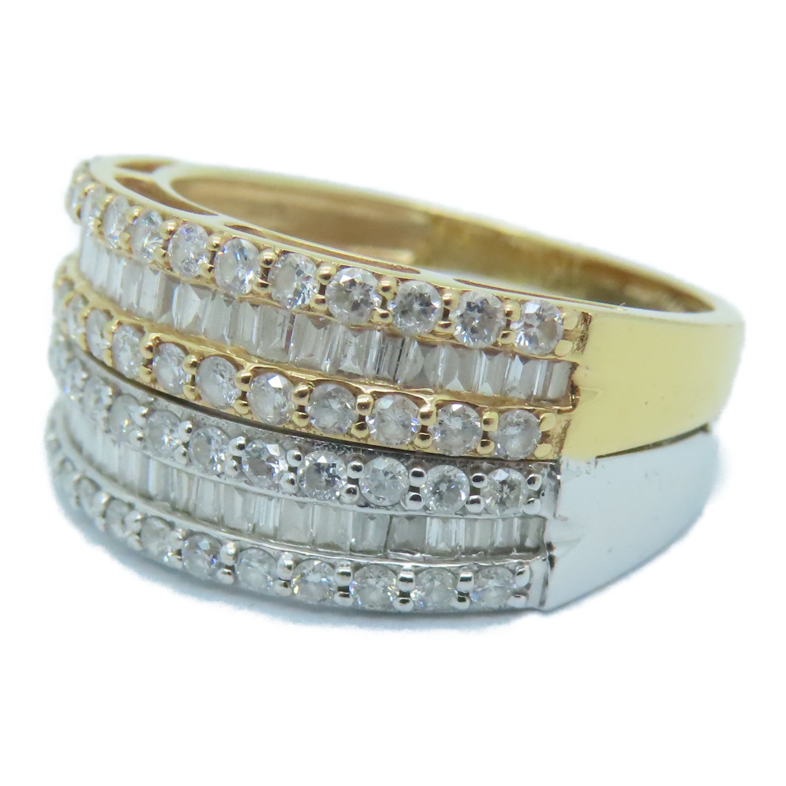 JEWELRY 18K白金/玫瑰金Diamond Ring0.50ct钻石戒指US#6