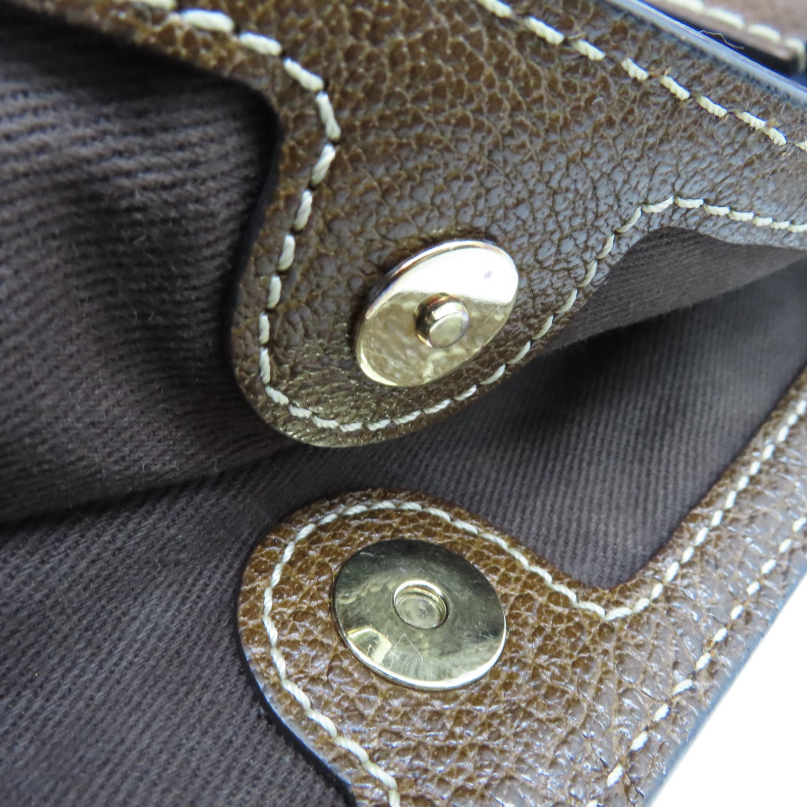 CELINE 帆布Shoulder Bag銀扣肩背袋深藍色