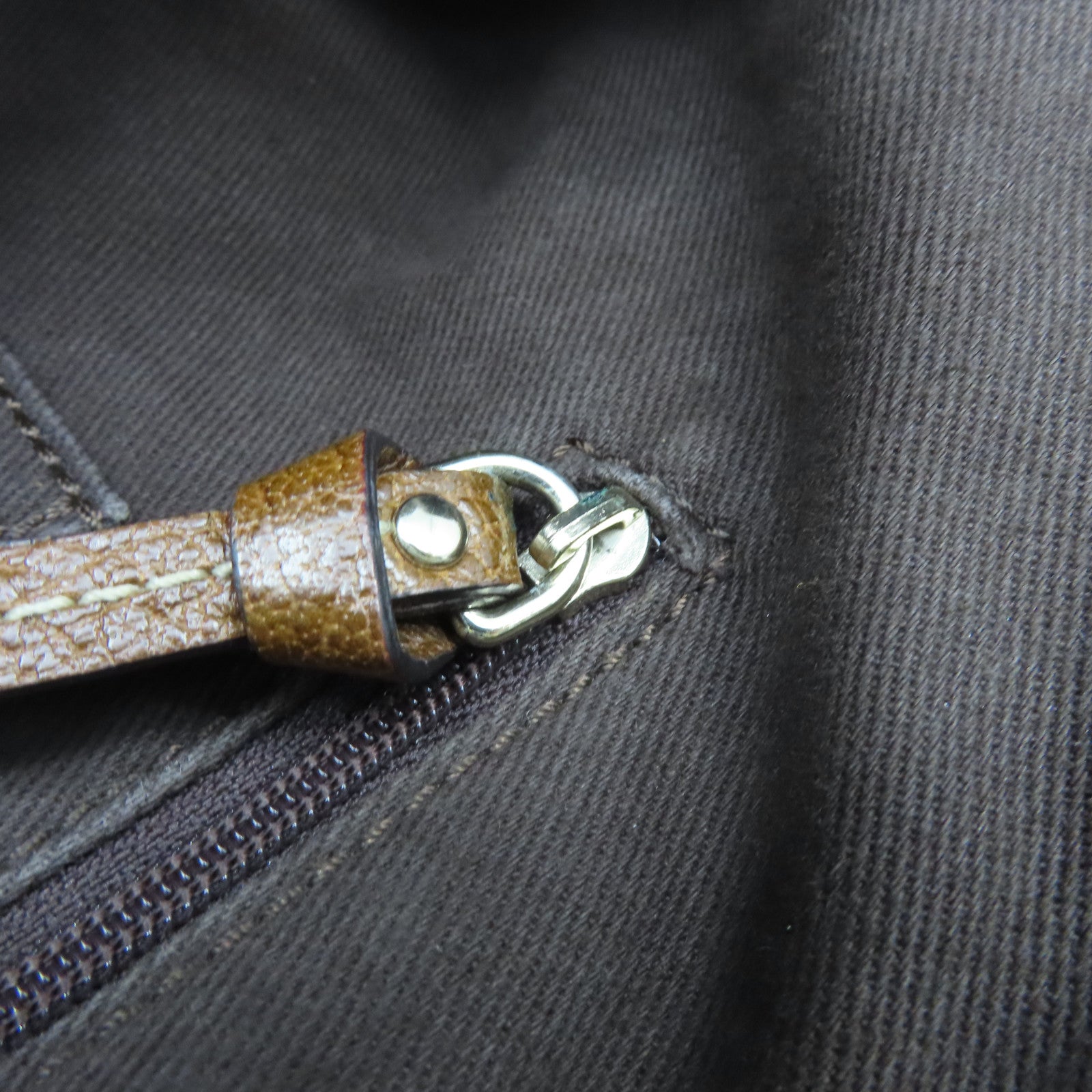 CELINE 帆布Shoulder Bag銀扣肩背袋深藍色