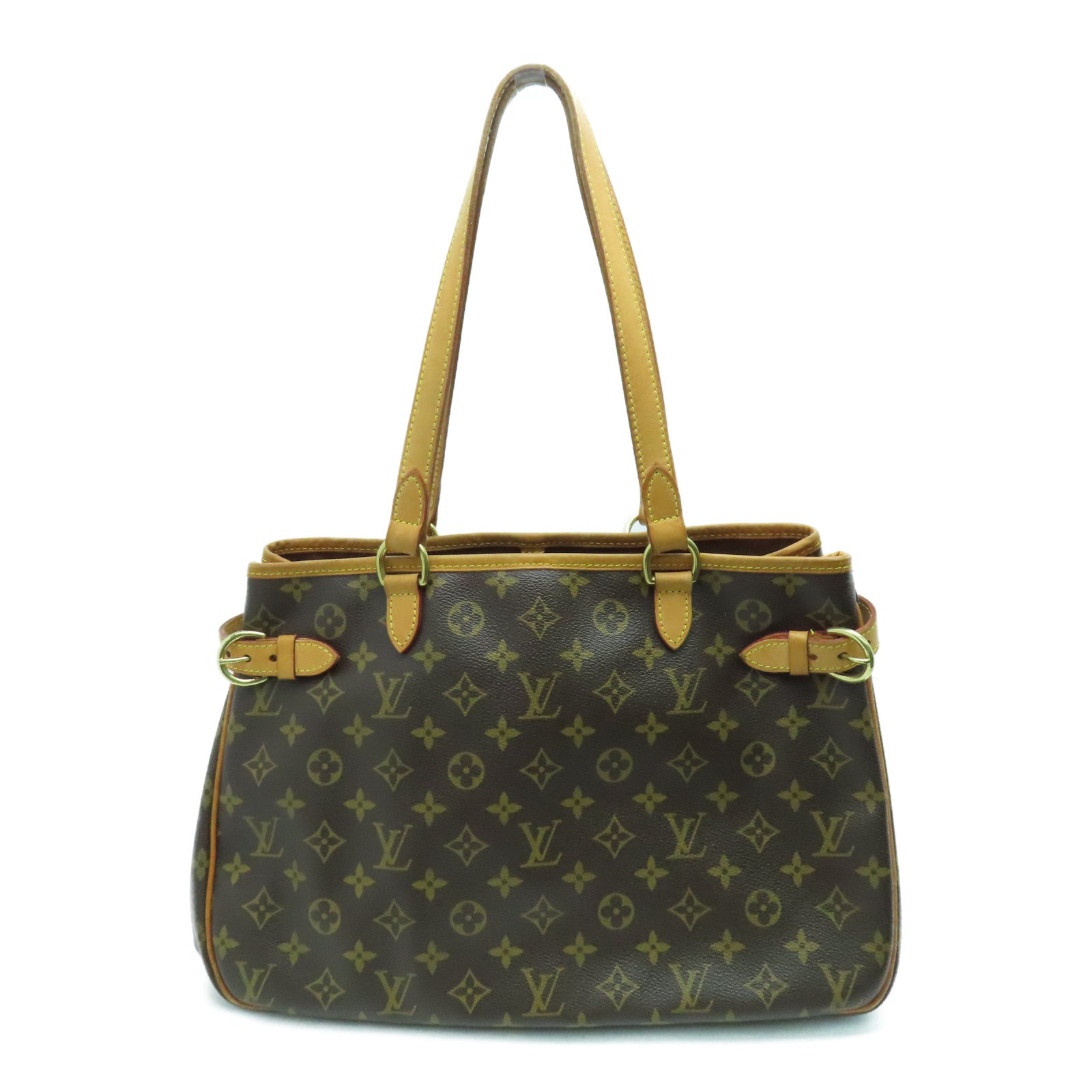 LOUIS VUITTON Monogram Batignolles Horizont金扣手挽肩背兩用袋啡色