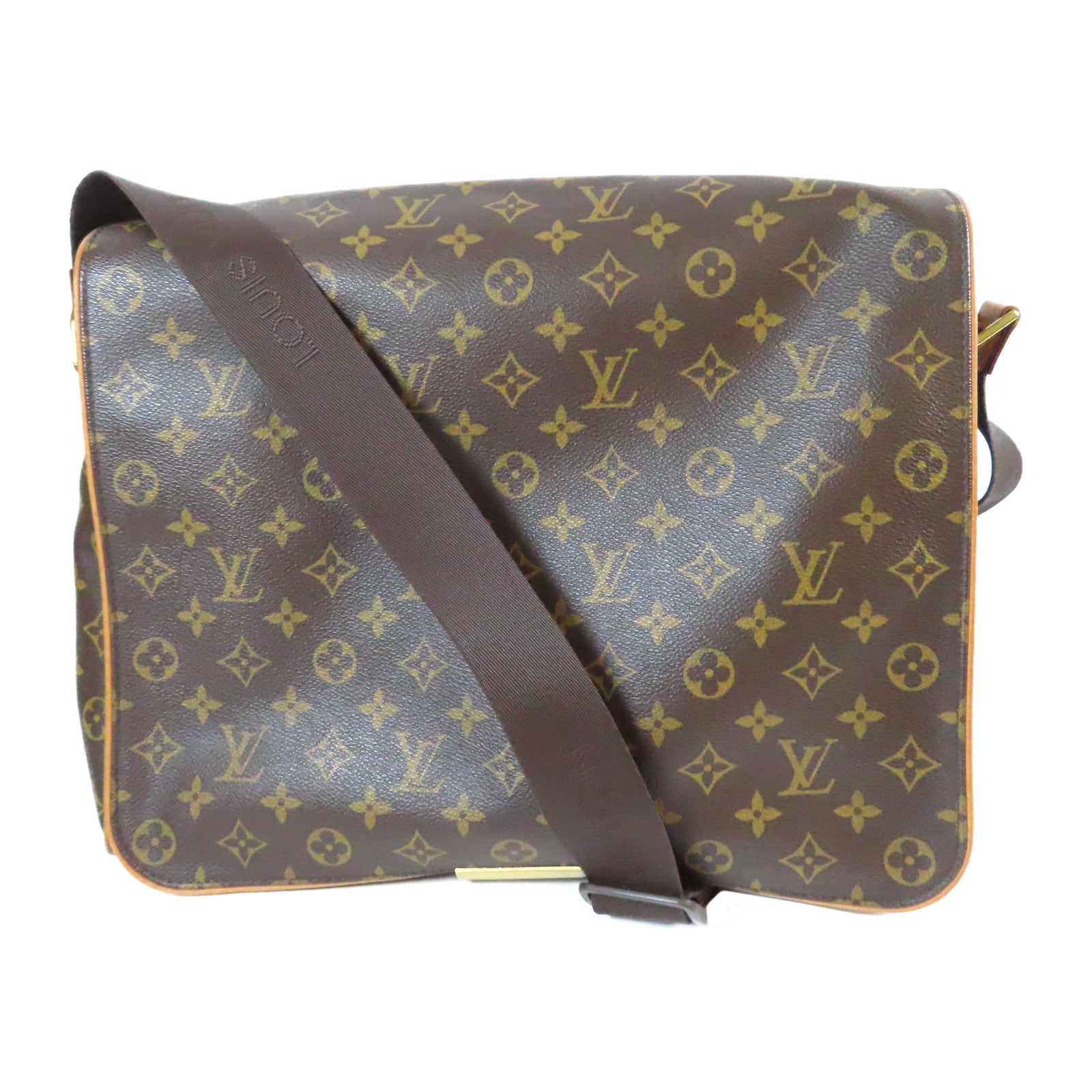LOUIS VUITTON Monogram Valmy MM金扣肩背袋啡色