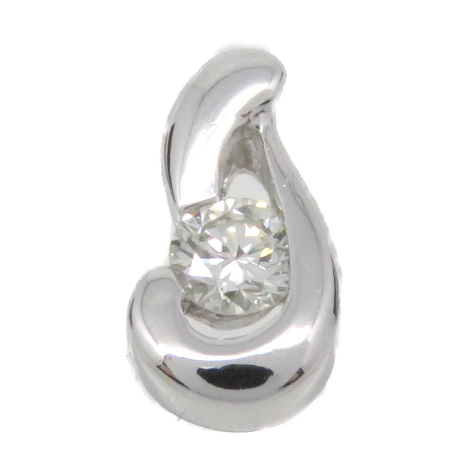 JEWELRY PT900鉑金Diamond Pendant Top 0.127ct鑽石吊墜