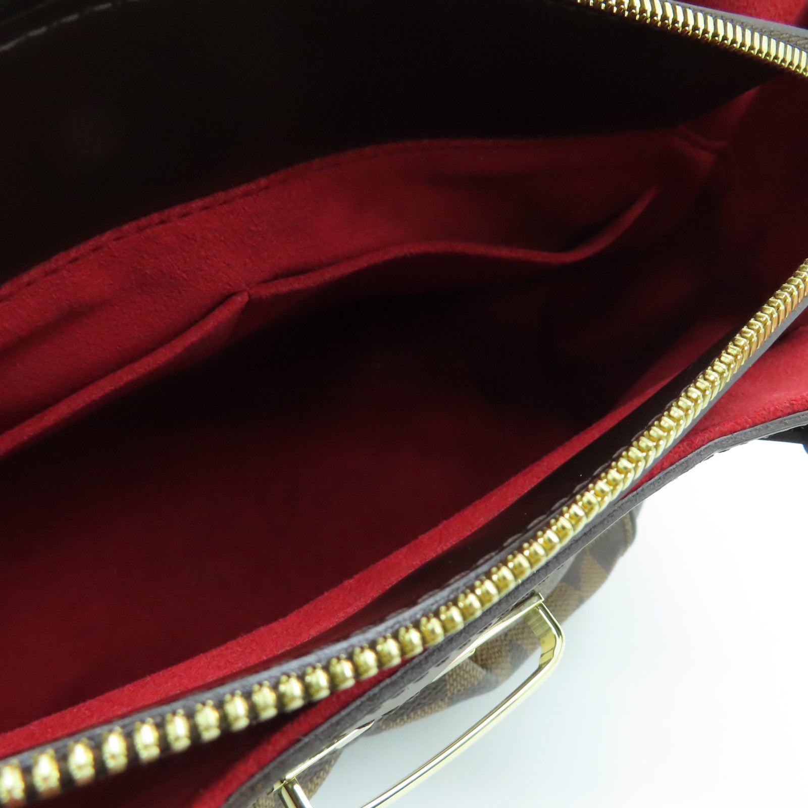 LOUIS VUITTON 【激減優惠】Damier Sistina PM金扣手挽袋啡色