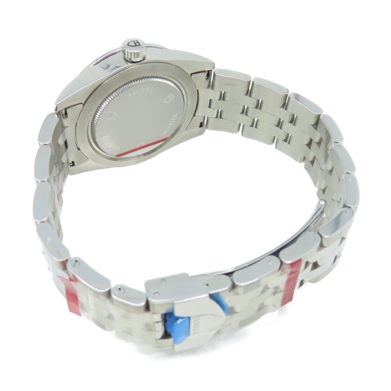 TUDOR Glamour Date Watch不鏽鋼自動機芯手錶銀色