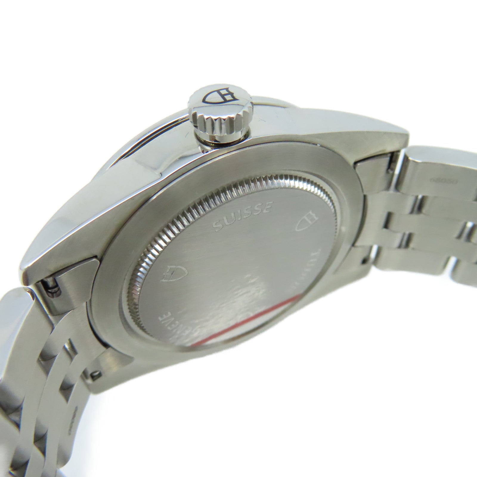 TUDOR Glamour Date Watch不鏽鋼自動機芯手錶銀色