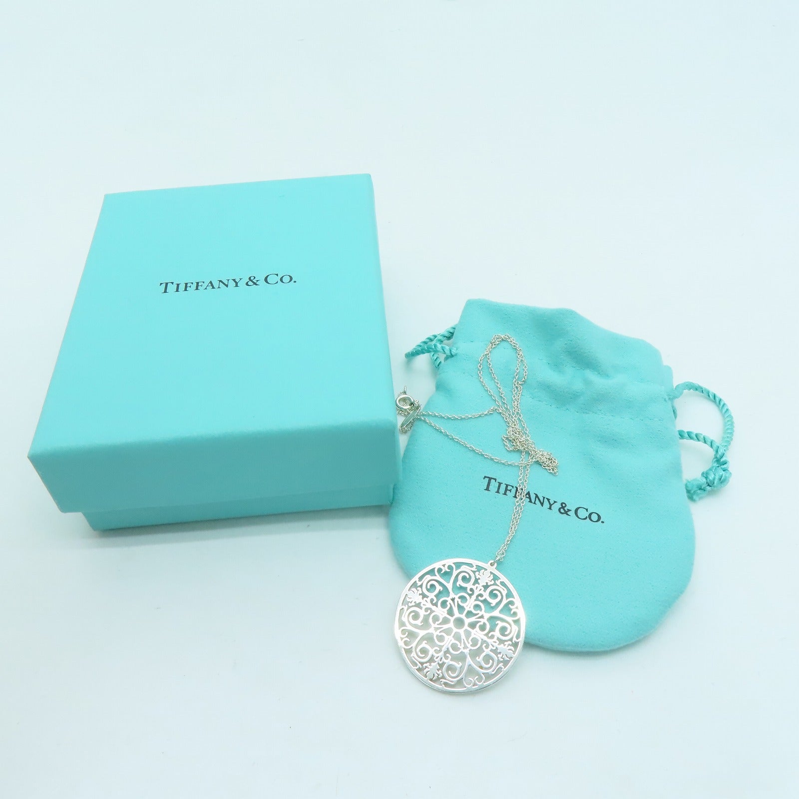 TIFFANY＆CO 纯银Necklace项链银色