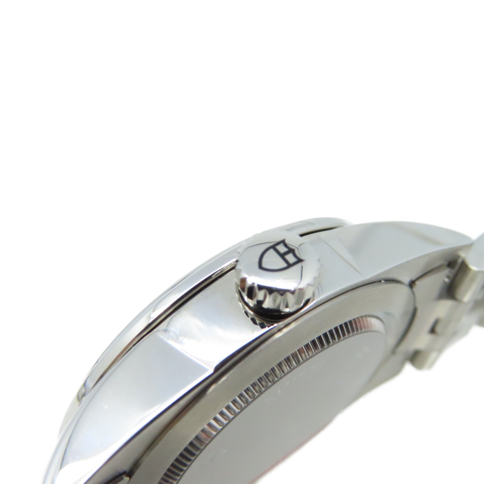 TUDOR Glamour Date Watch不鏽鋼自動機芯手錶銀色