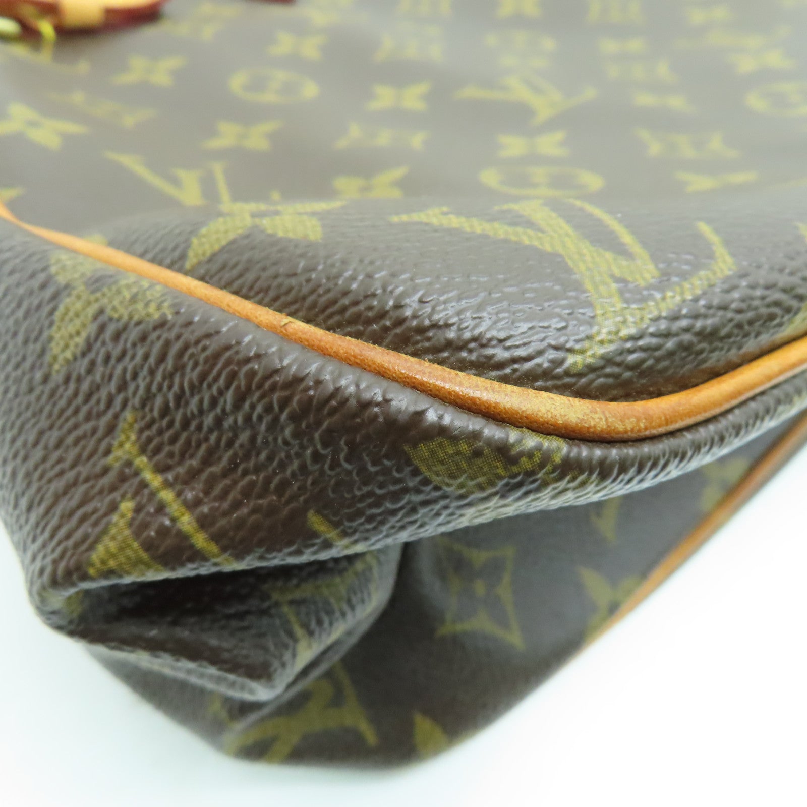 LOUIS VUITTON Monogram Batignolles Horizont金扣手挽肩背兩用袋啡色
