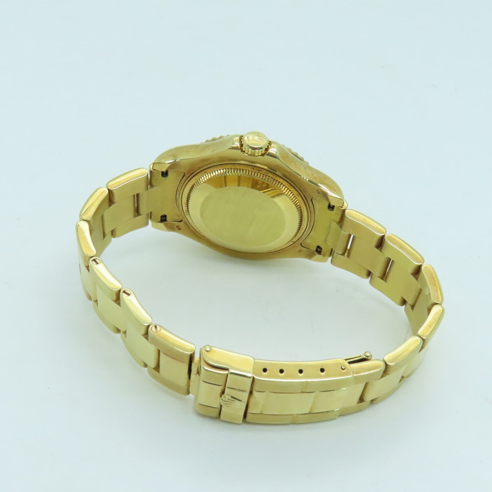 ROLEX Yacht Master 18K黃金手錶自動機芯白色