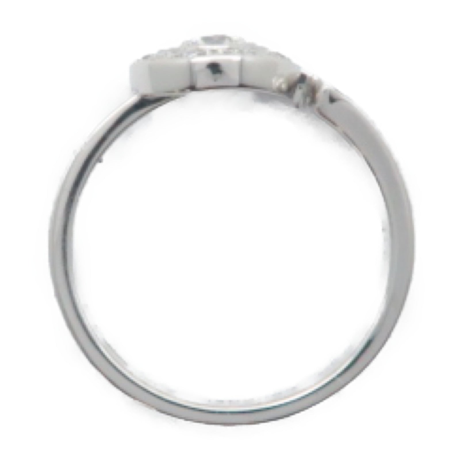 CHANEL 18K白金Eternal N'5 Ring戒指US#5