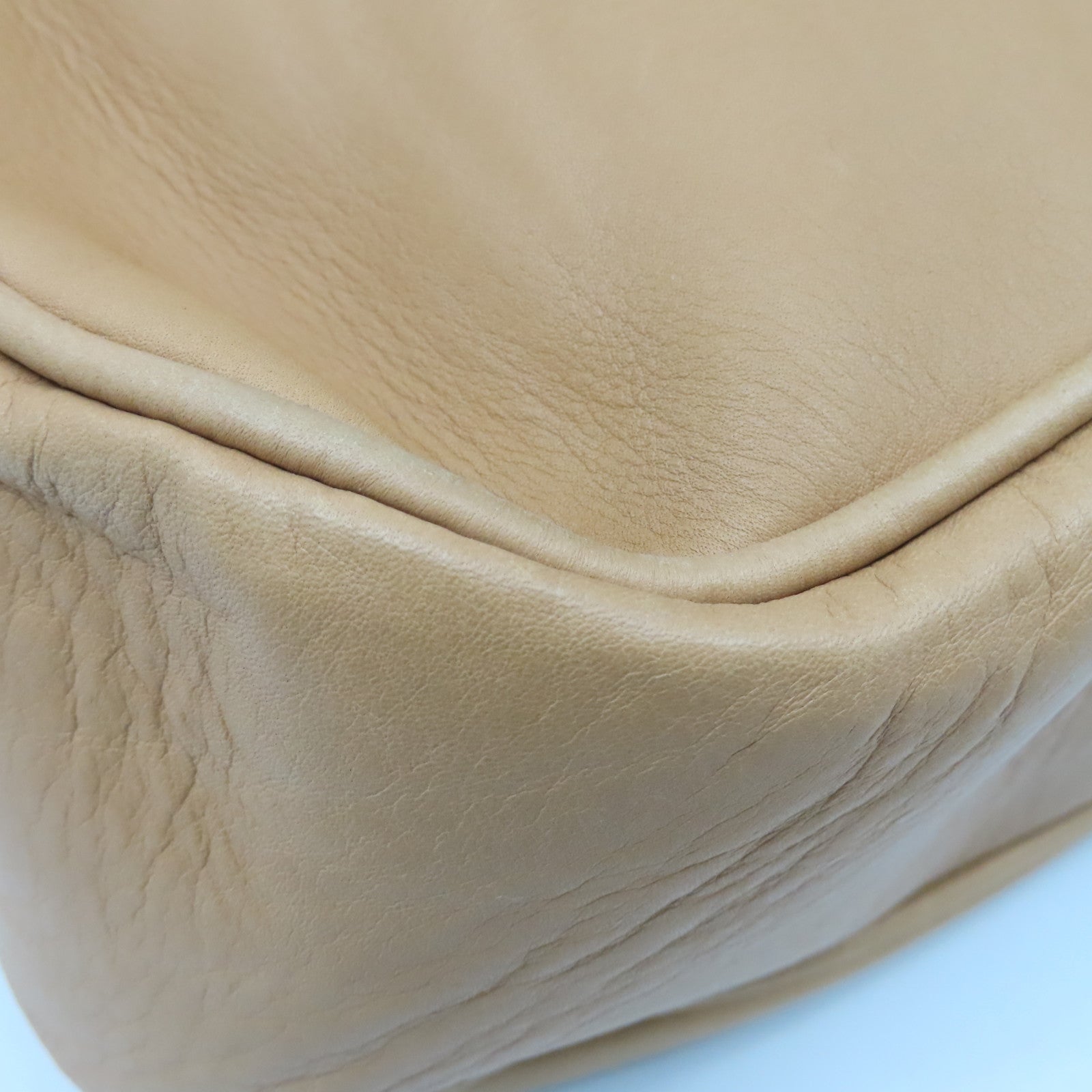 GUCCI 【激減優惠】牛皮皮革Shoulder Bag金扣肩背袋啡色