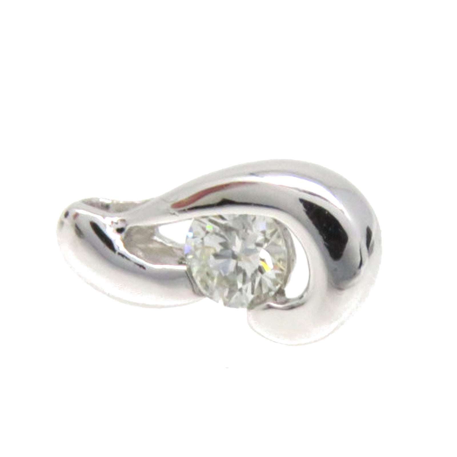 JEWELRY PT900鉑金Diamond Pendant Top 0.127ct鑽石吊墜