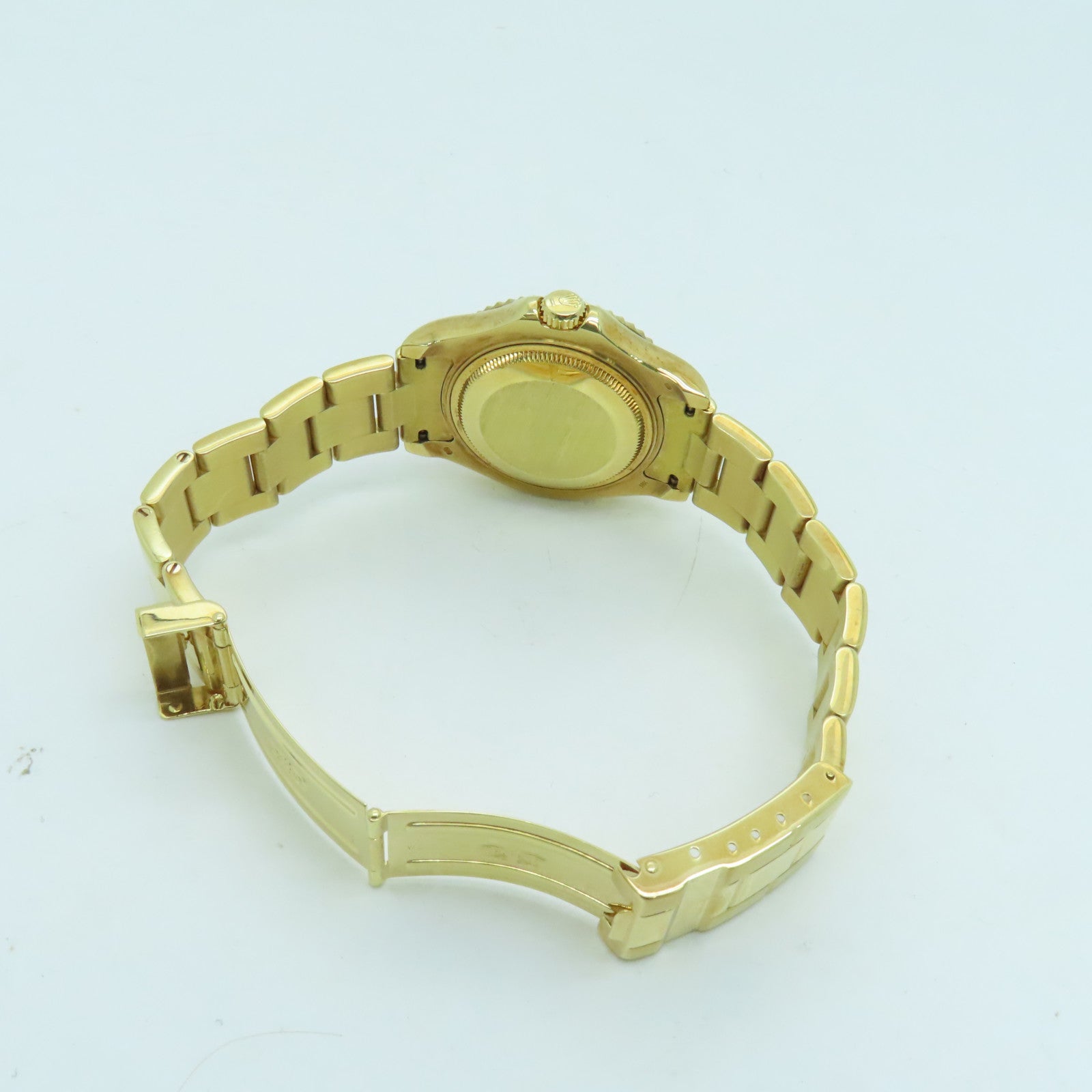 ROLEX Yacht Master 18K黃金手錶自動機芯白色