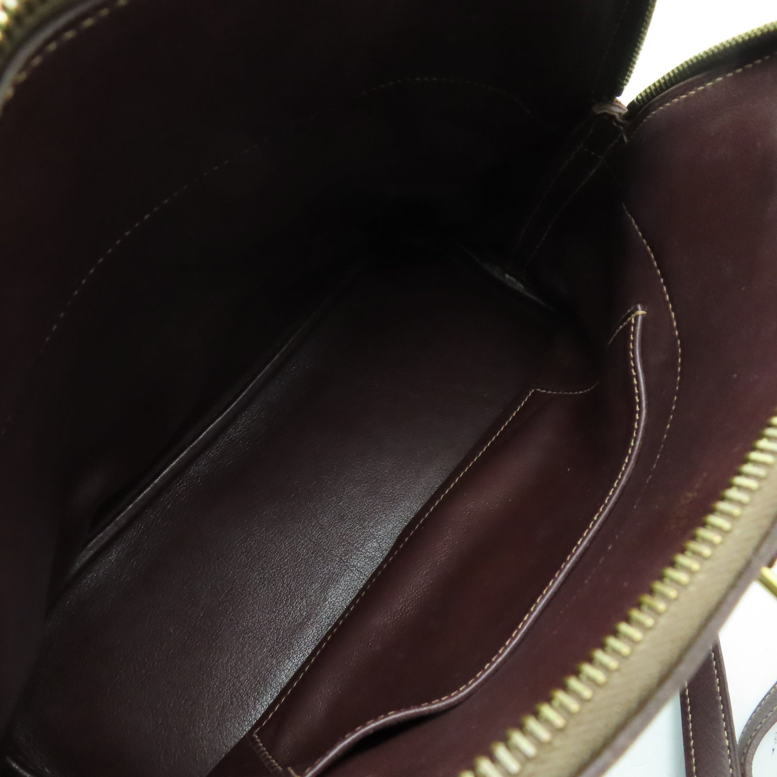 HERMES Sombrero皮革Bolide Ado金扣背包啡色