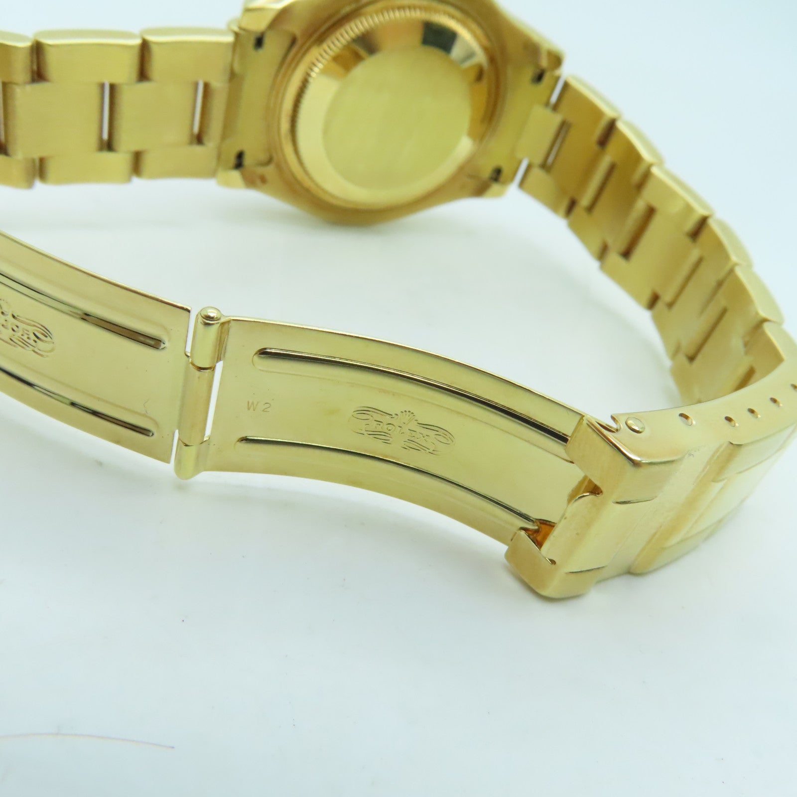 ROLEX Yacht Master 18K黃金手錶自動機芯白色