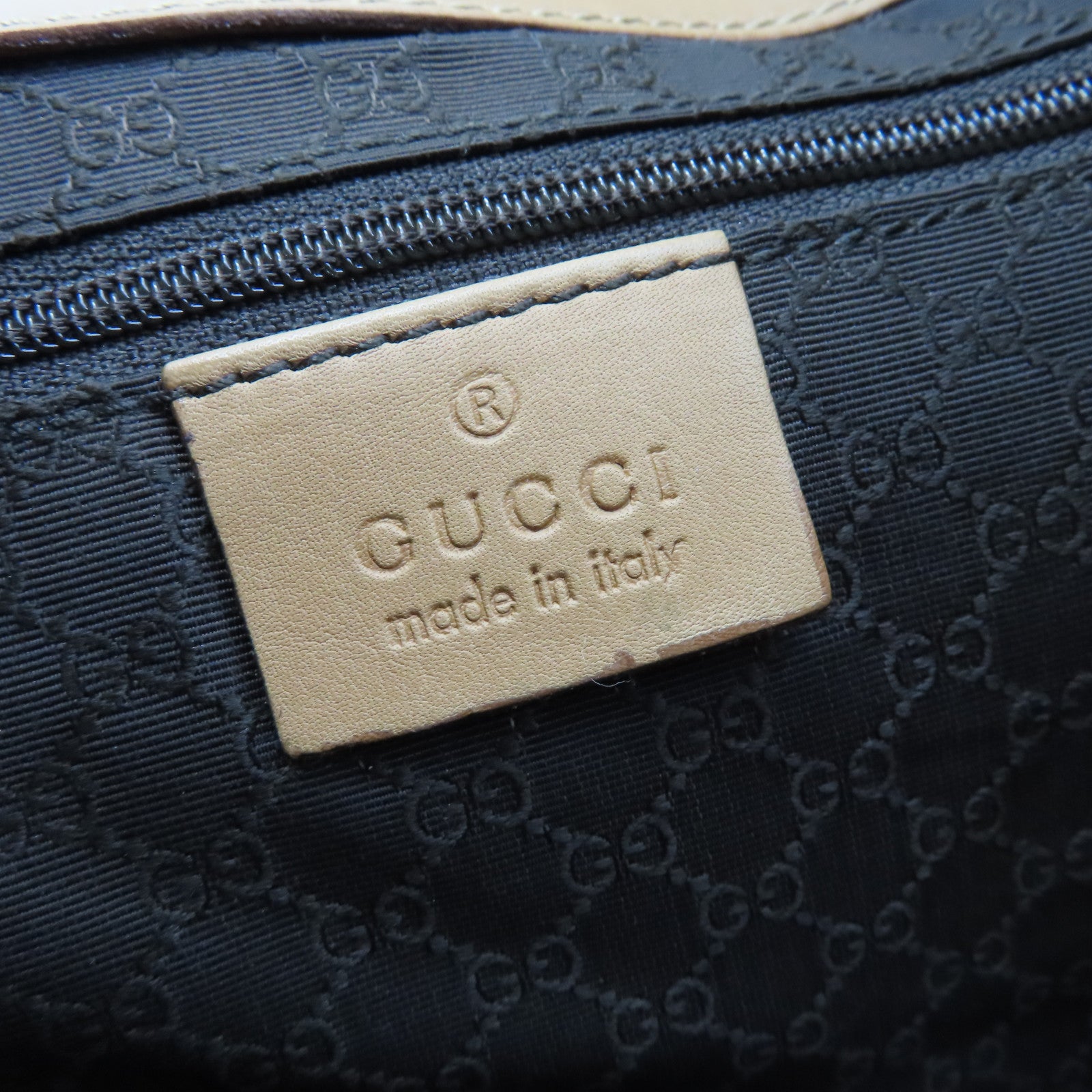 GUCCI 【激減優惠】牛皮皮革Shoulder Bag金扣肩背袋啡色