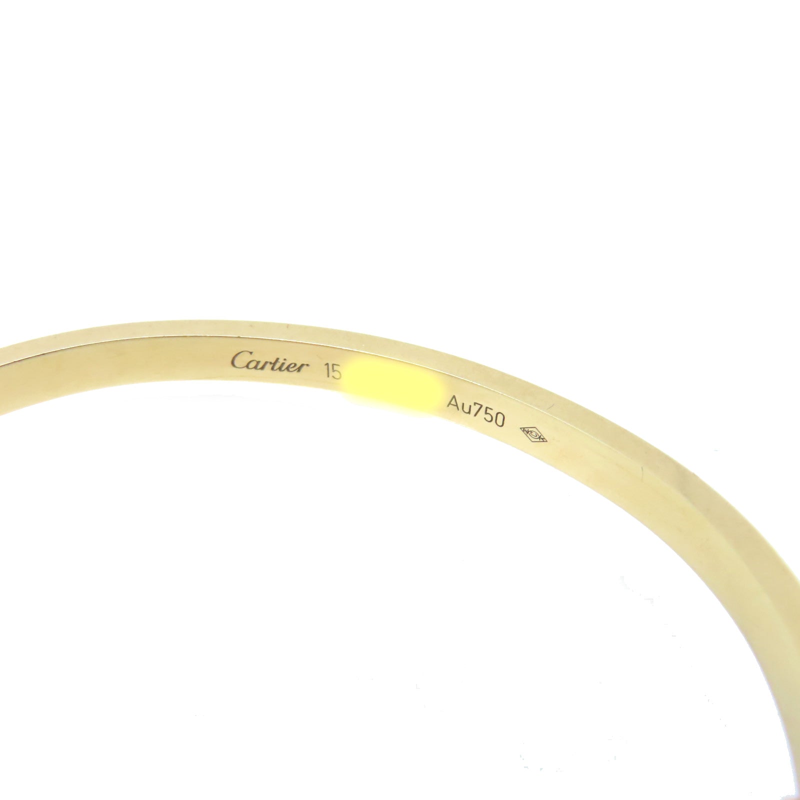 CARTIER 18K玫瑰金Love Bracelet手鏈#15