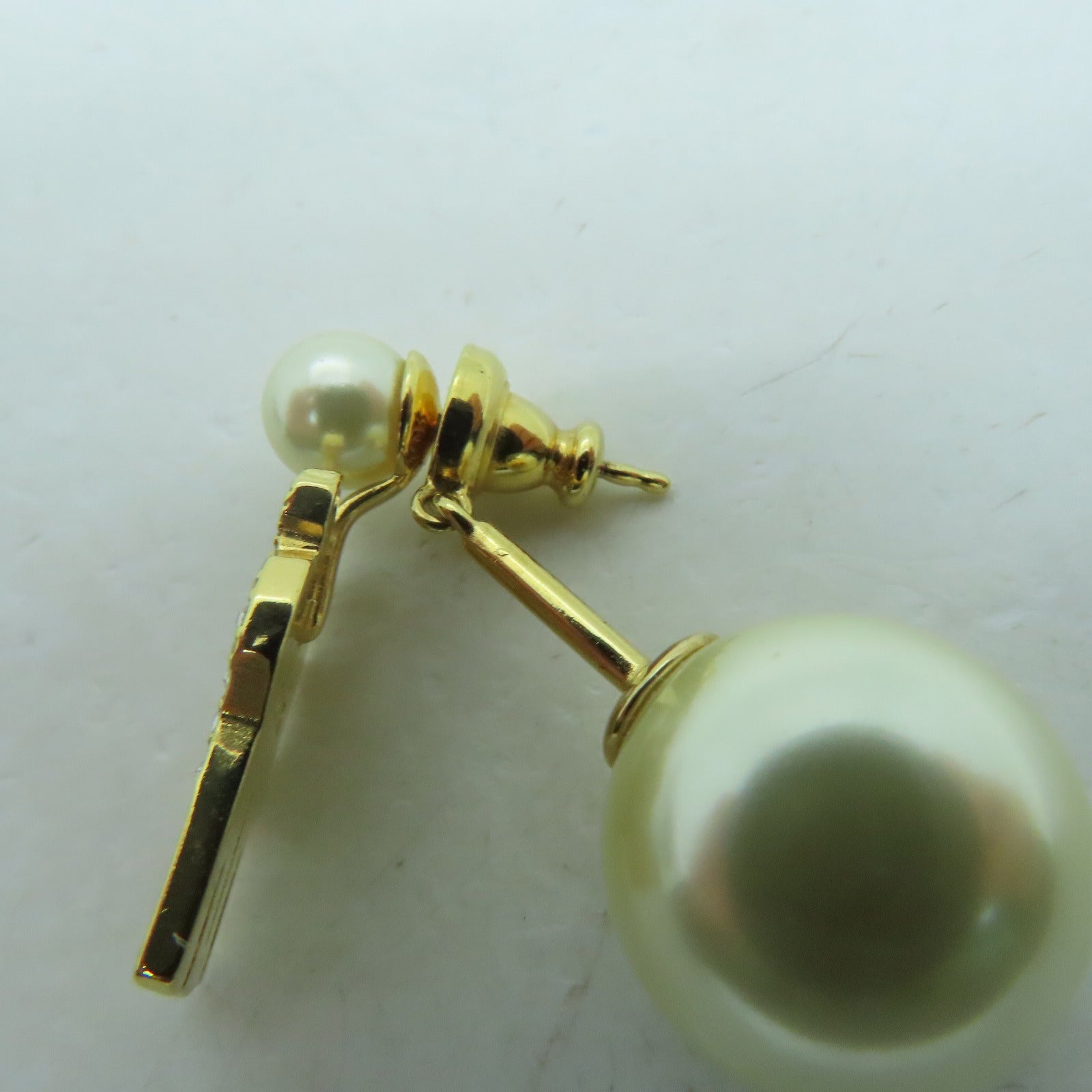 Dior 金属Single Earring耳环金色