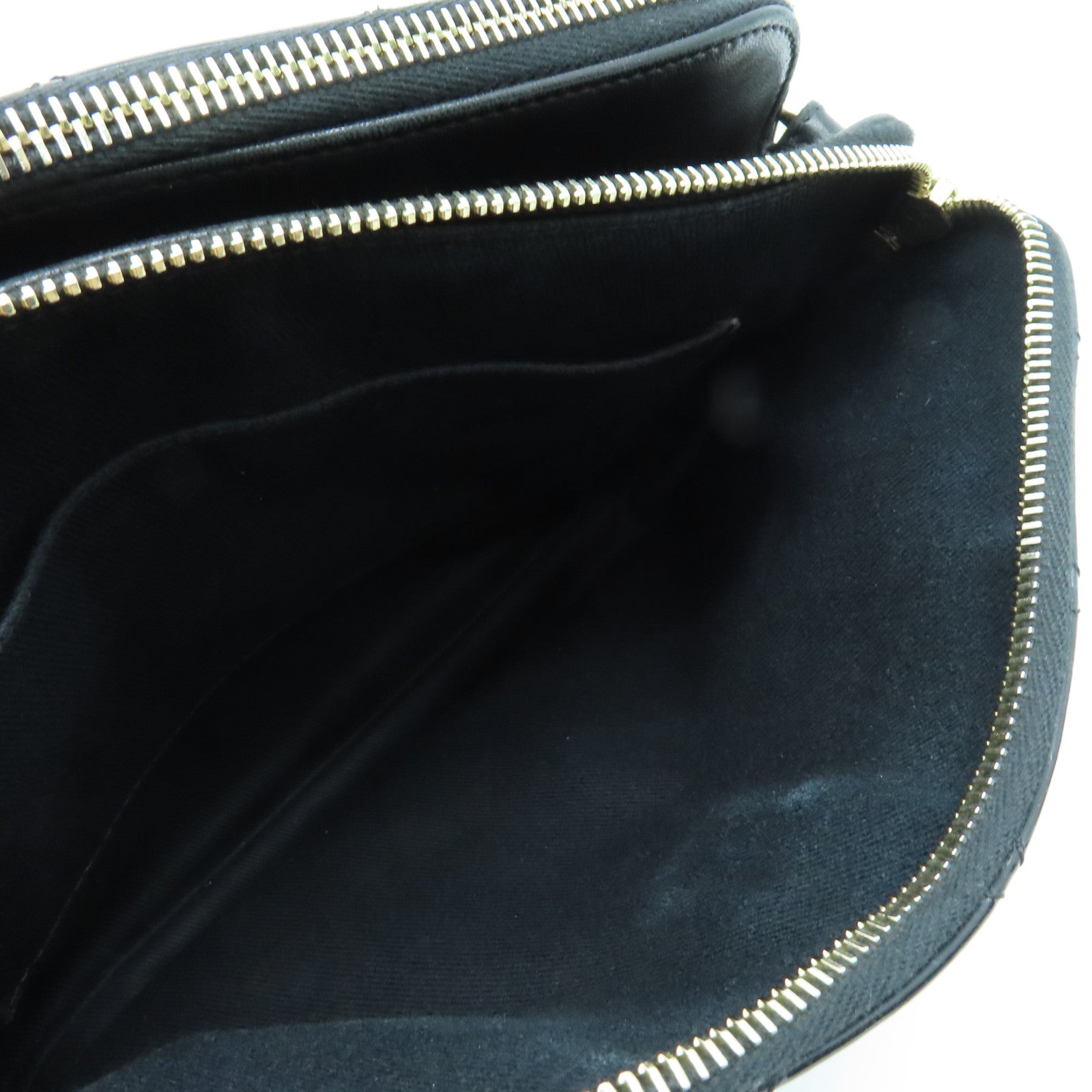CHANEL 菱格漆皮皮革Chain Shoulder Bag金扣链带肩背袋黑色