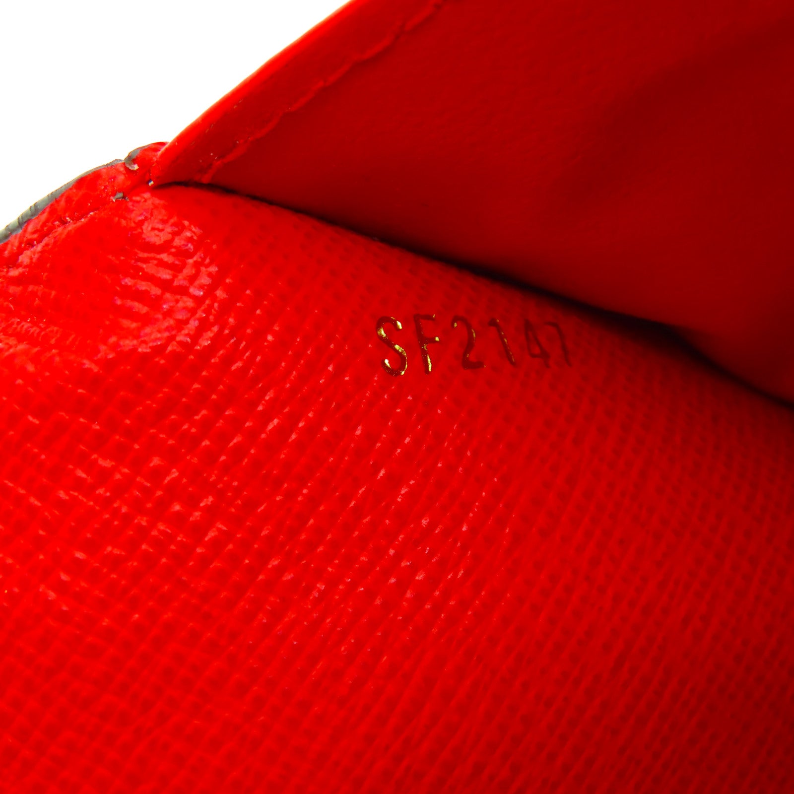 LOUIS VUITTON Monogram Adele金扣長錢包紅色