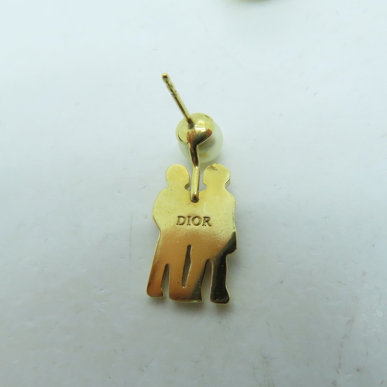 Dior 金属Single Earring耳环金色