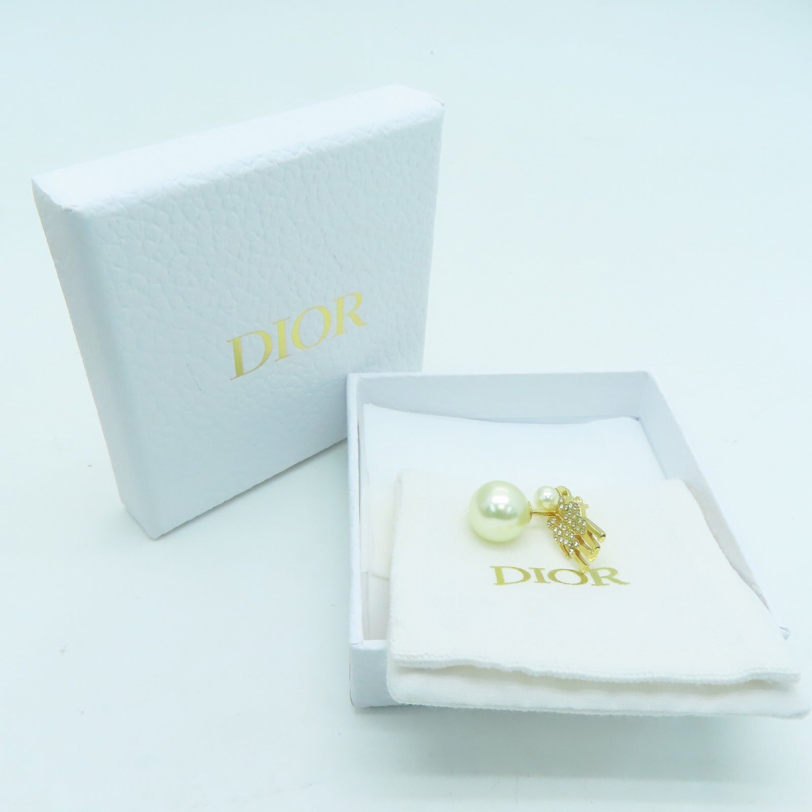 Dior 金属Single Earring耳环金色