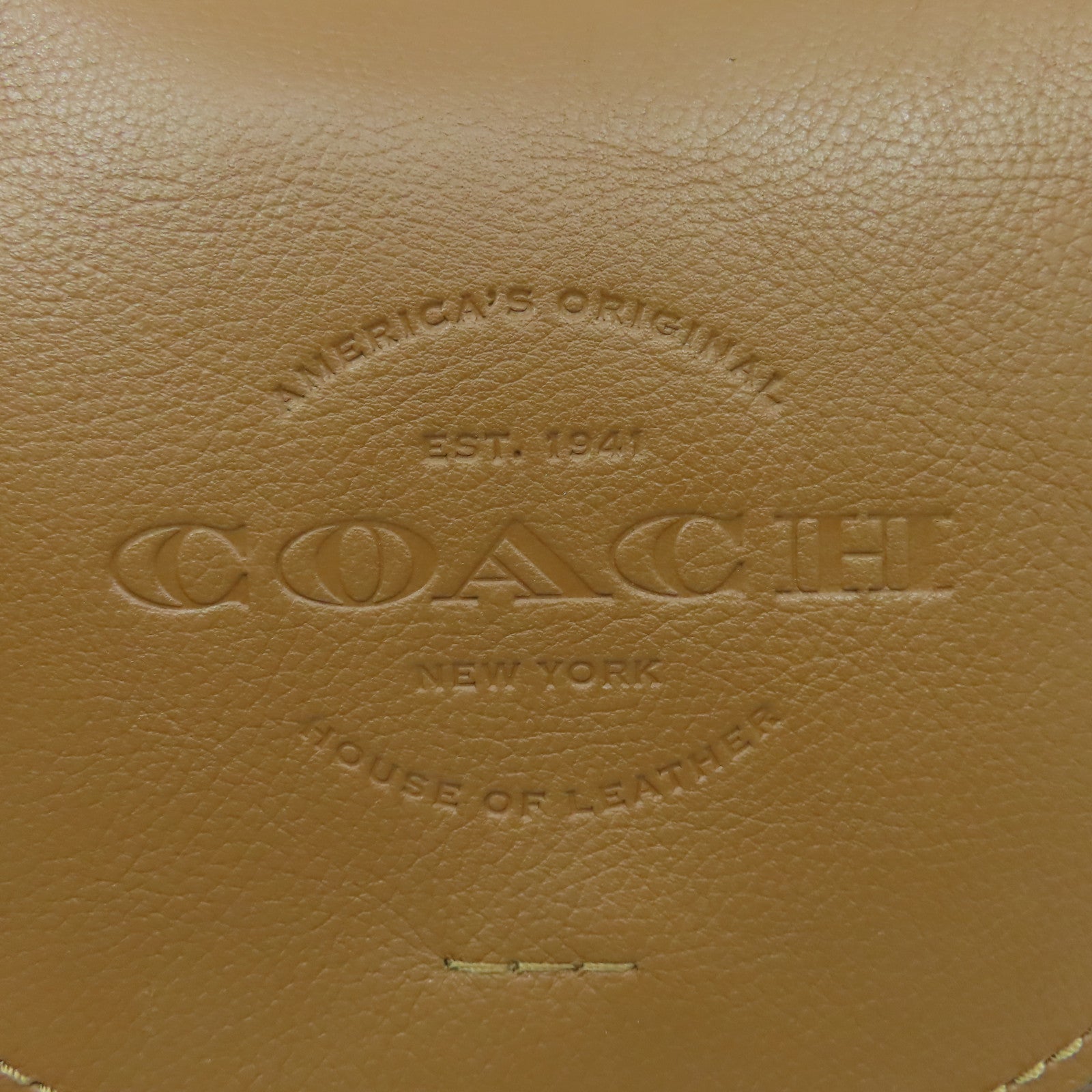 COACH 牛皮皮革Shoulder Bag肩背袋啡色