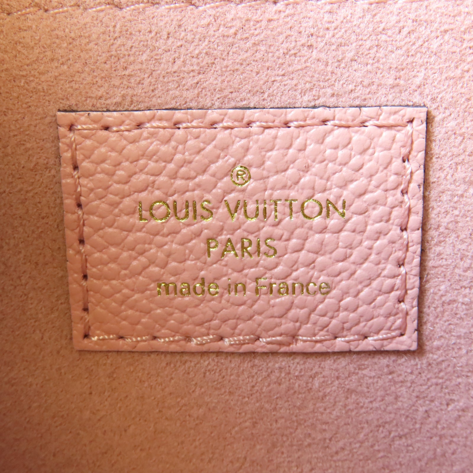 LOUIS VUITTON Monogram Daily Pouch金扣手拿包啡色/粉紅色
