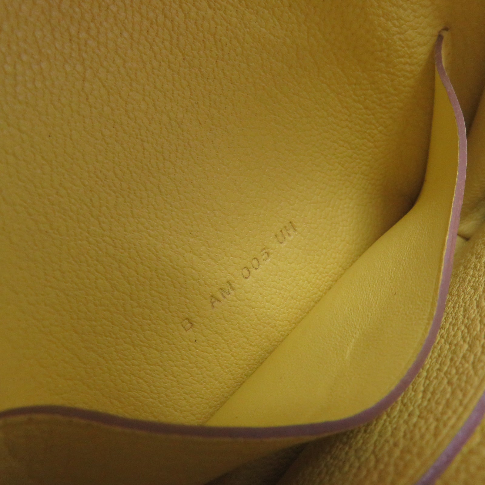 HERMES 【激減優惠】Chevre皮革Roulis Slim Wallet銀扣短錢腰包兩用袋Lemoncello黃色