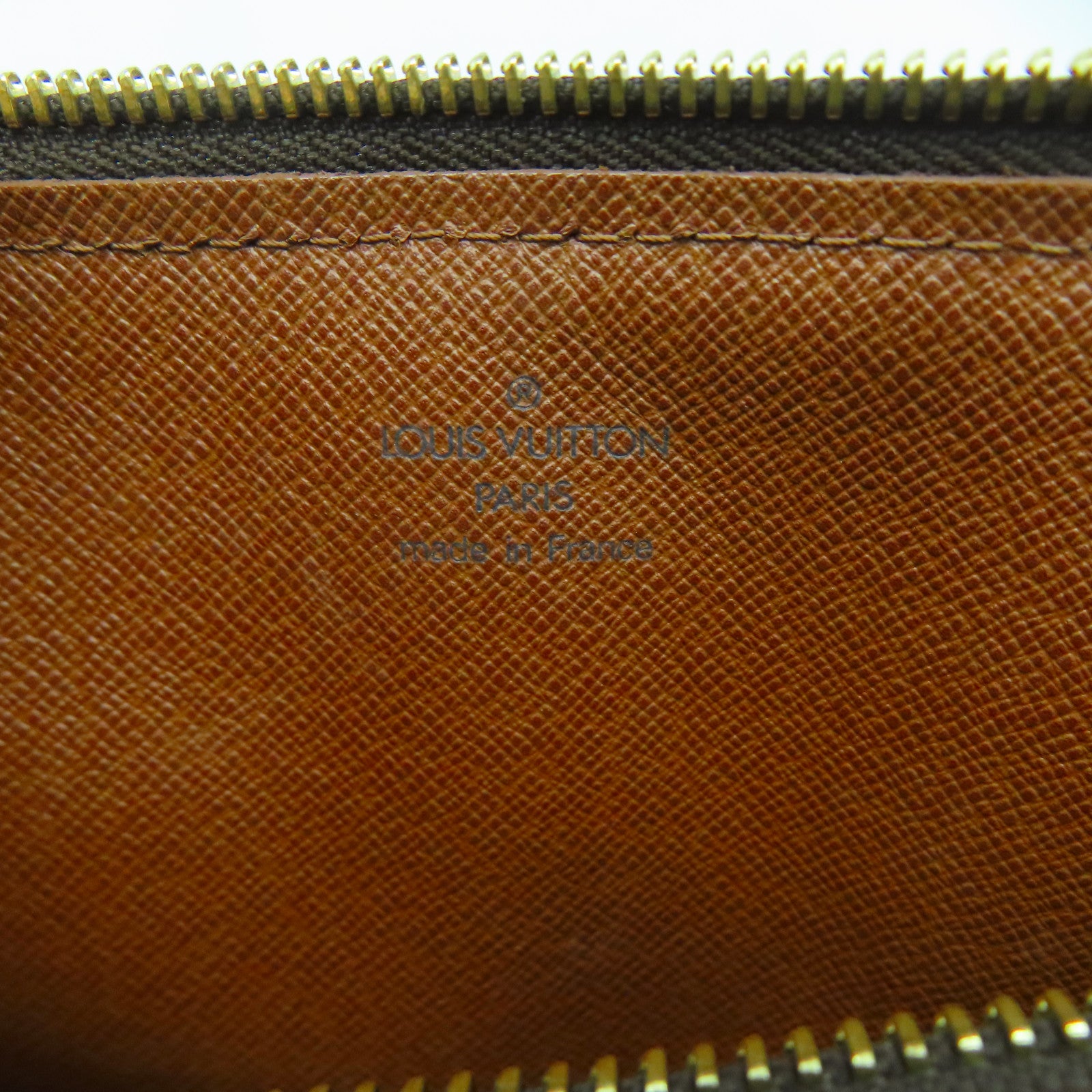 LOUIS VUITTON Monogram Papillon PM金扣手挽袋啡色