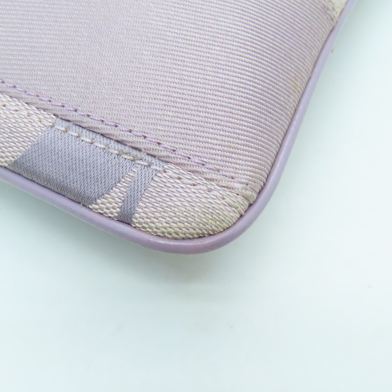 COACH 帆布Shoulder Bag銀扣肩背袋紫色