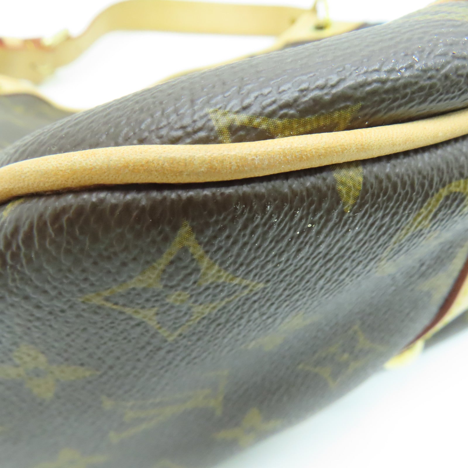 LOUIS VUITTON Monogram Galliera PM金扣肩背袋啡色